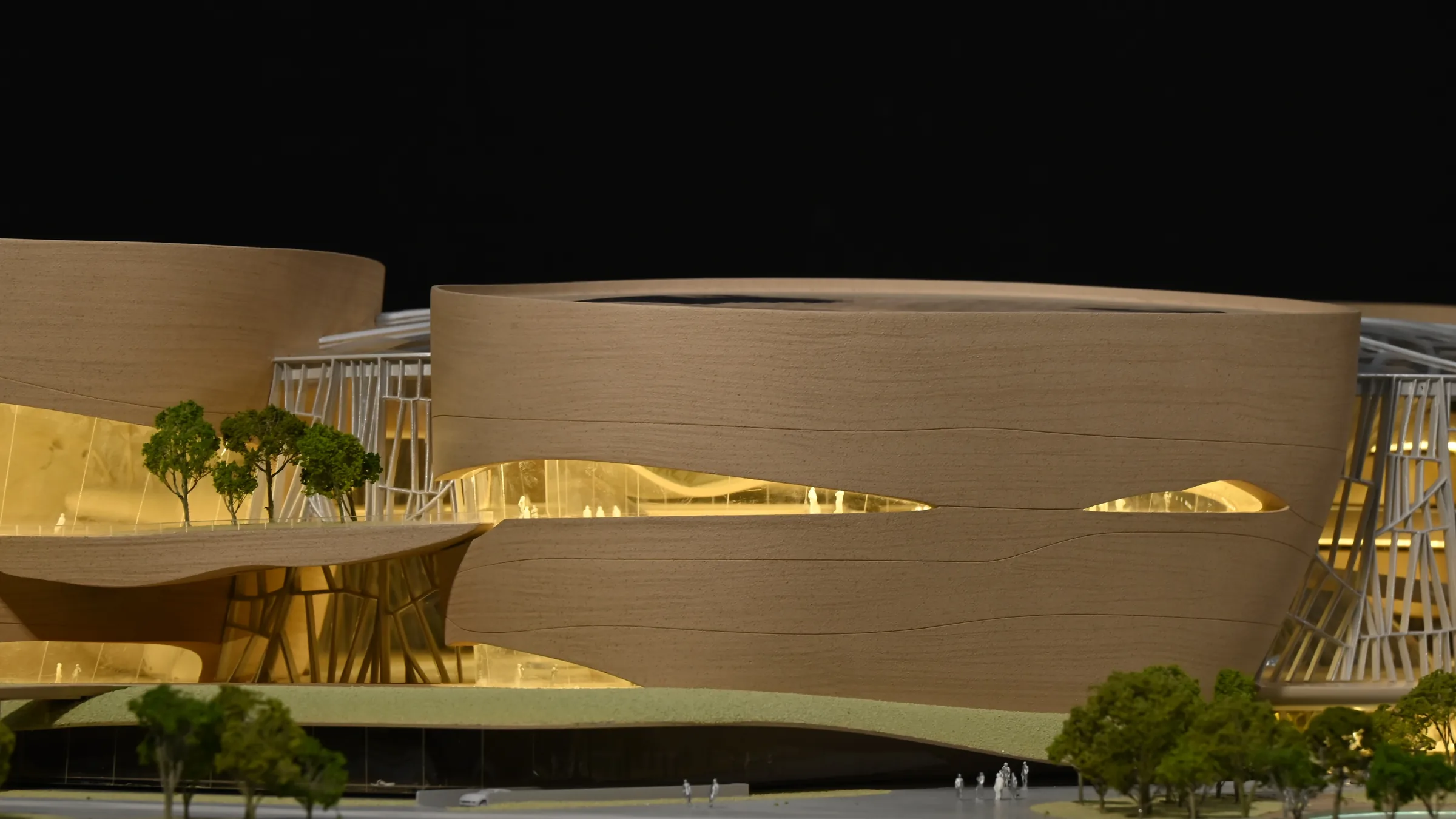 MAD Beijing Natural History Museum Proposal 1:200 architectural scale model by JYD Models