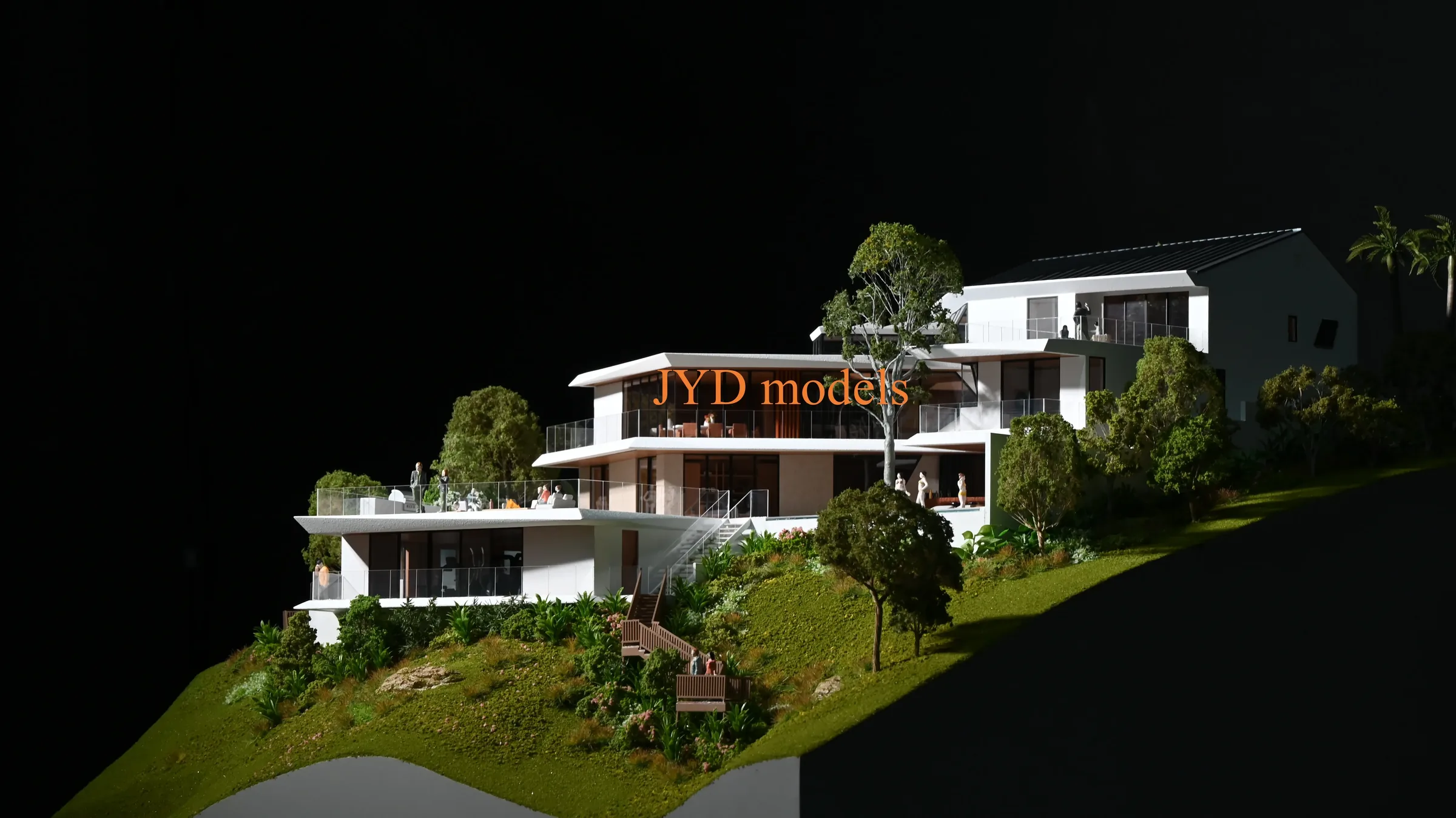 1901 Dream House, King’s Road, California 1:64 architectural scale model by JYD Models