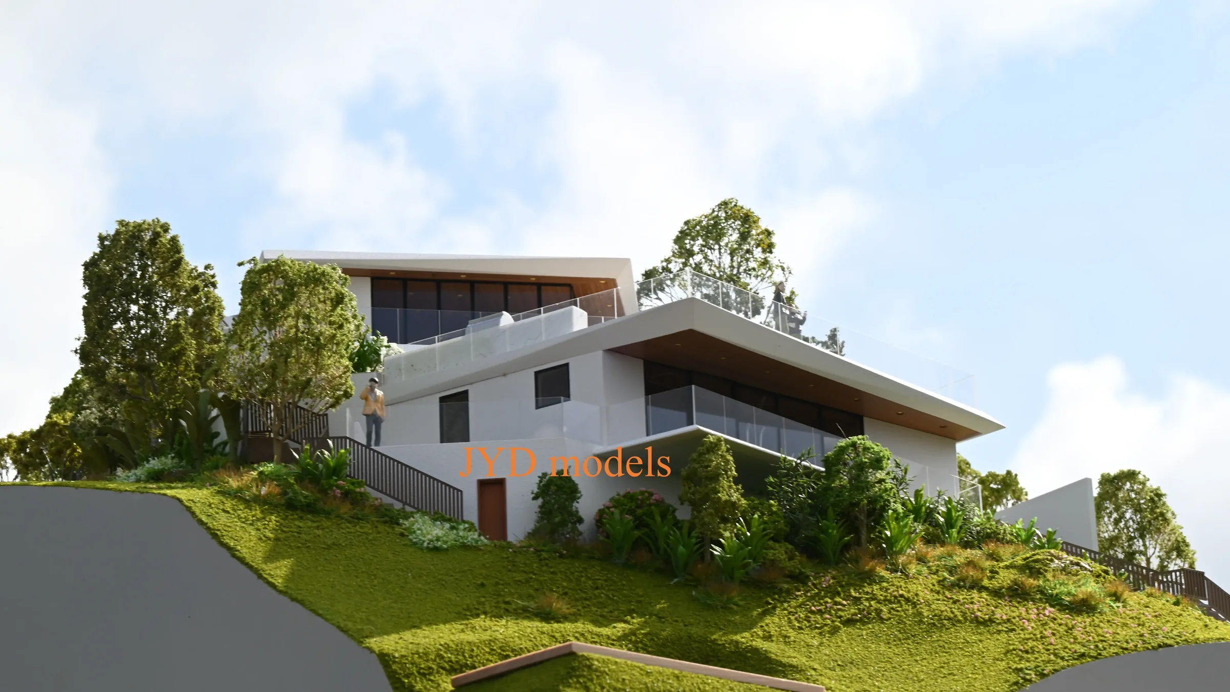 1901 Dream House, King’s Road, California 1:64 architectural scale model by JYD Models