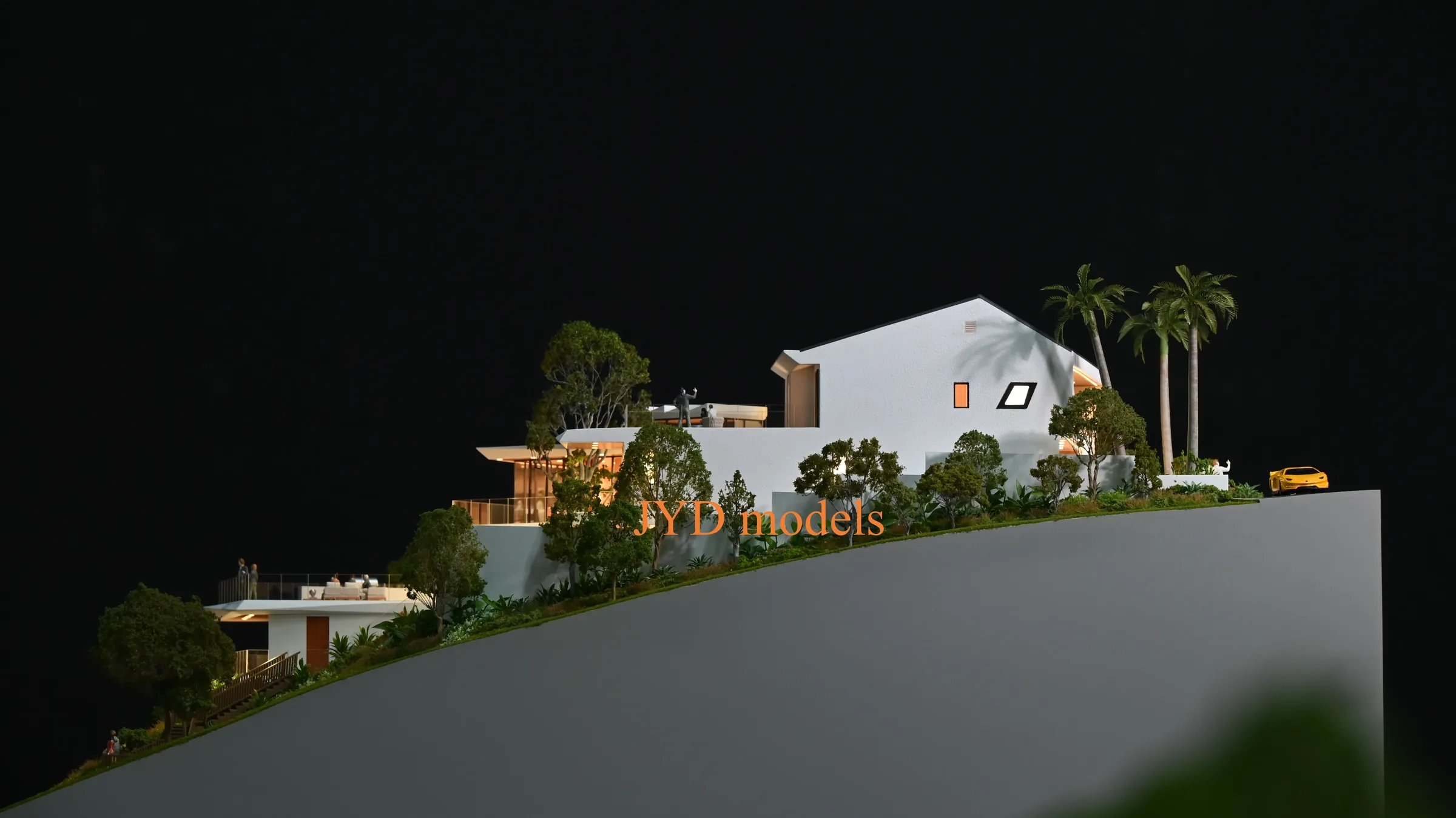 1901 Dream House, King’s Road, California 1:64 architectural scale model by JYD Models