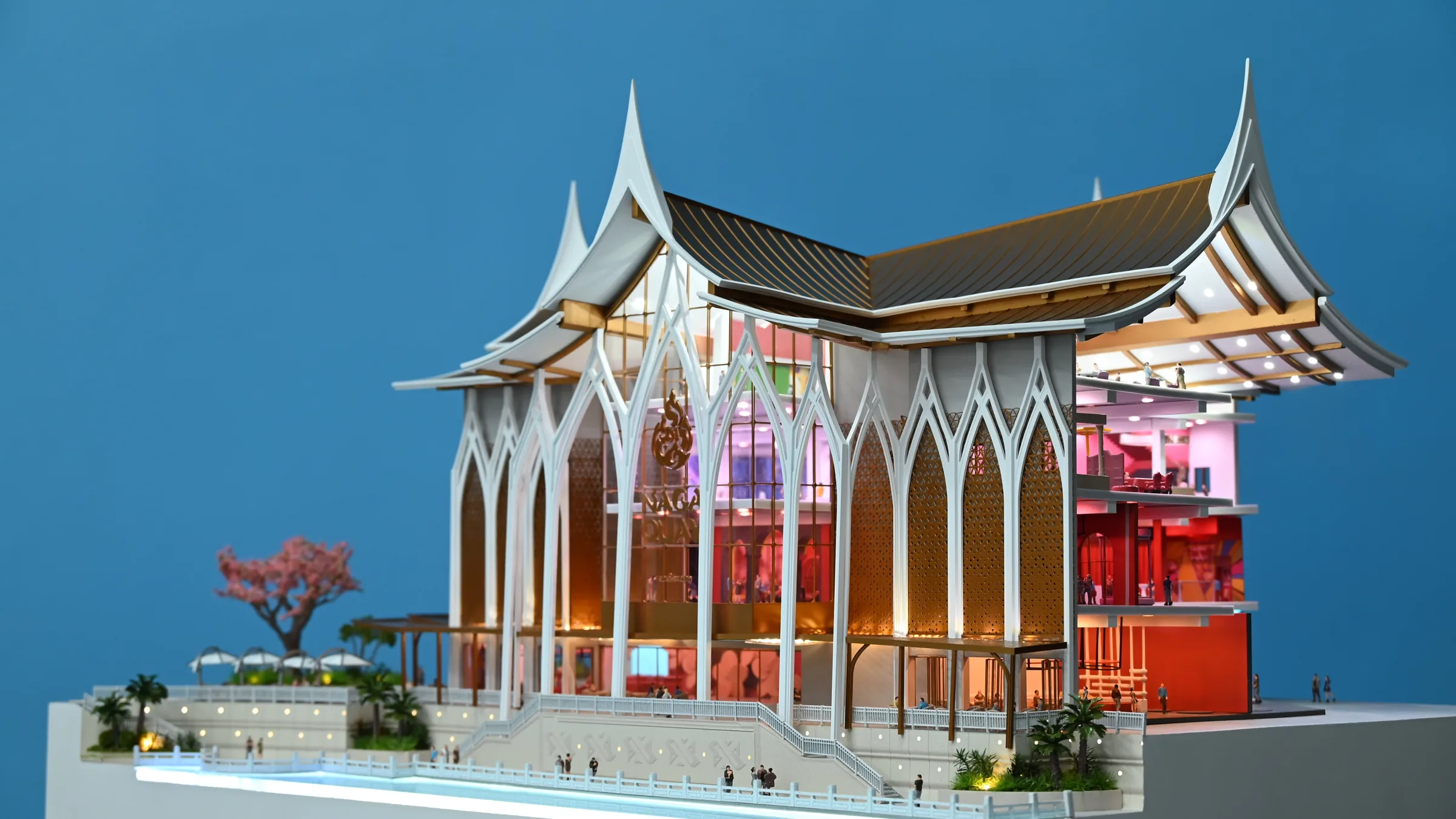 Bangkok Exhibition Model 1:50 architectural scale model by JYD Models