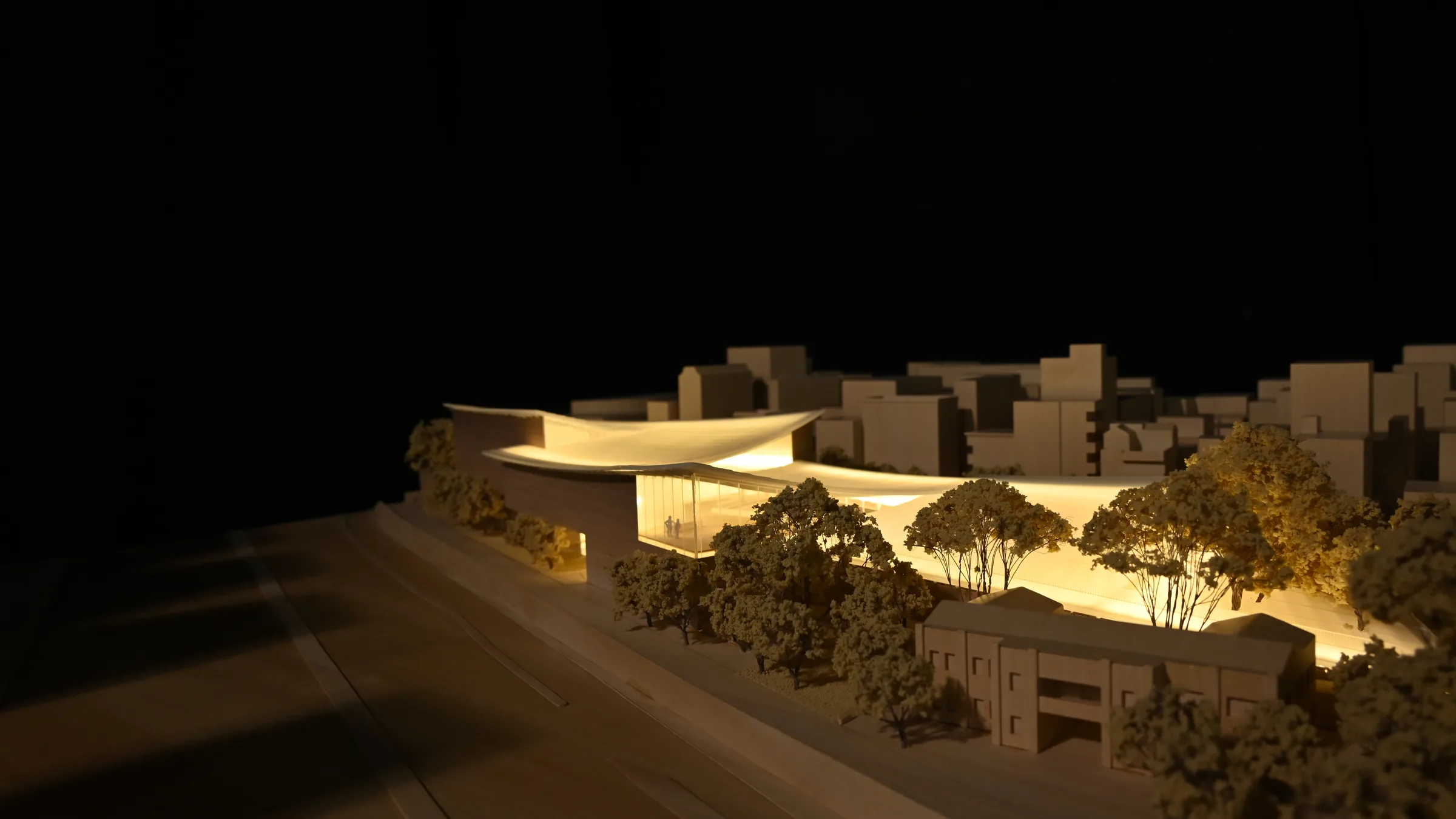 Snøhetta Nanshan Eastern Jin Dynasty Site Museum 1:300 architectural scale model by JYD Models