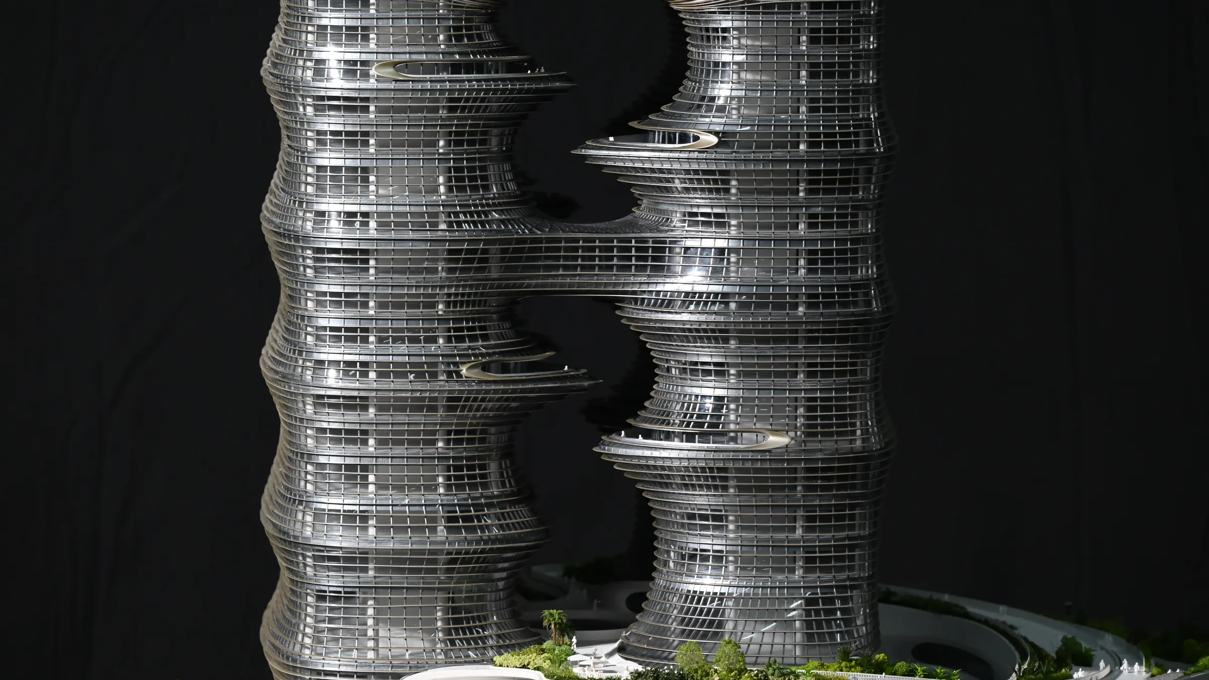 Zaha Hadid Yidan Centre 1:200 architectural scale model by JYD Models