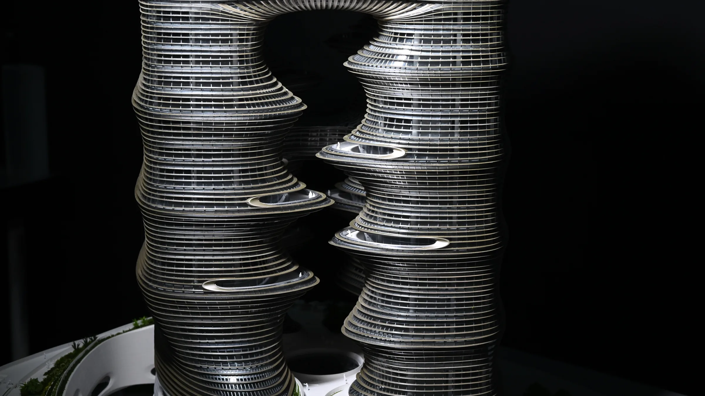 Zaha Hadid Yidan Centre 1:200 architectural scale model by JYD Models