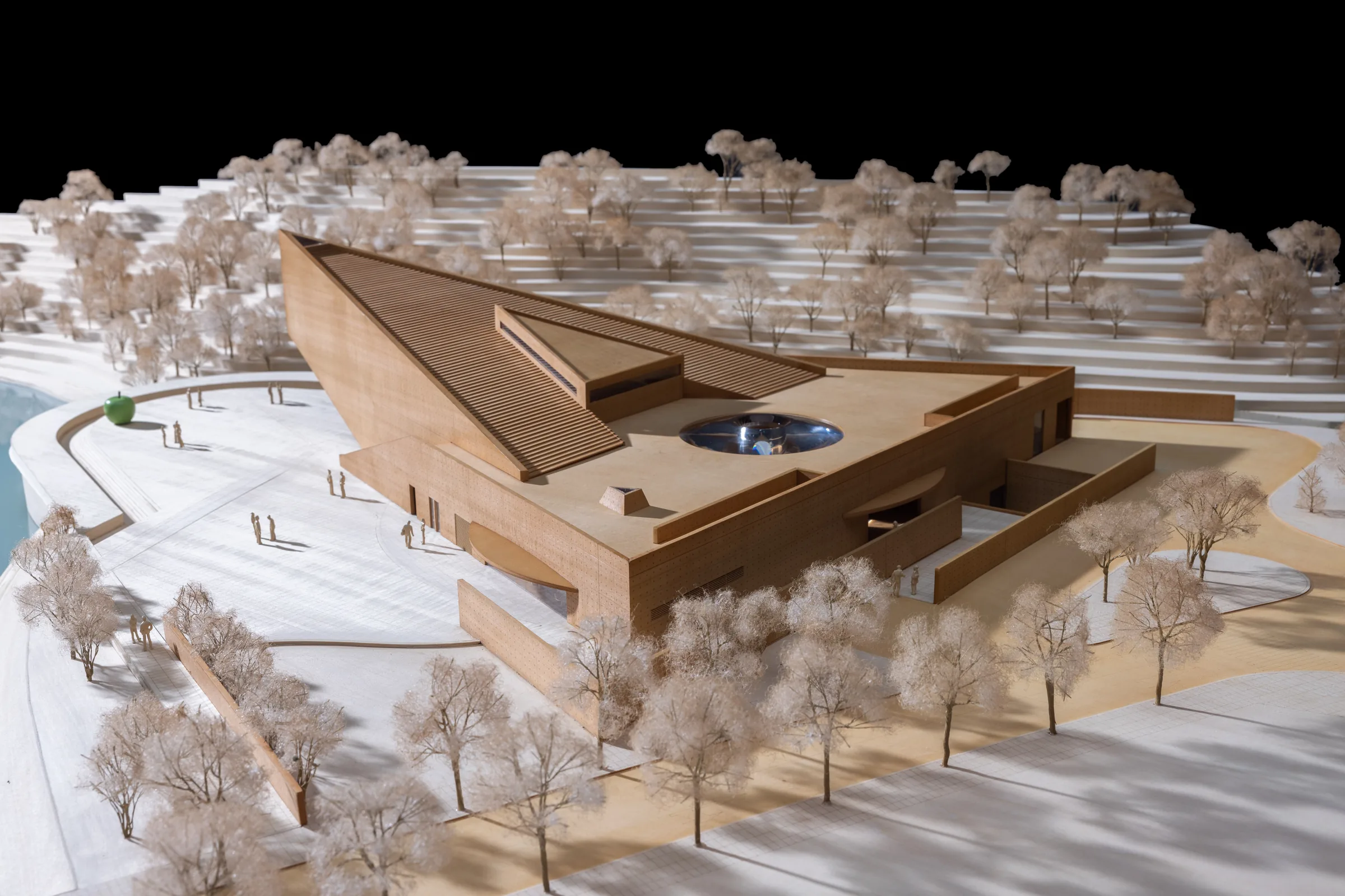 Tadao Ando Chunmu Garden Poetic Hall 1:200 architectural scale model by JYD Models