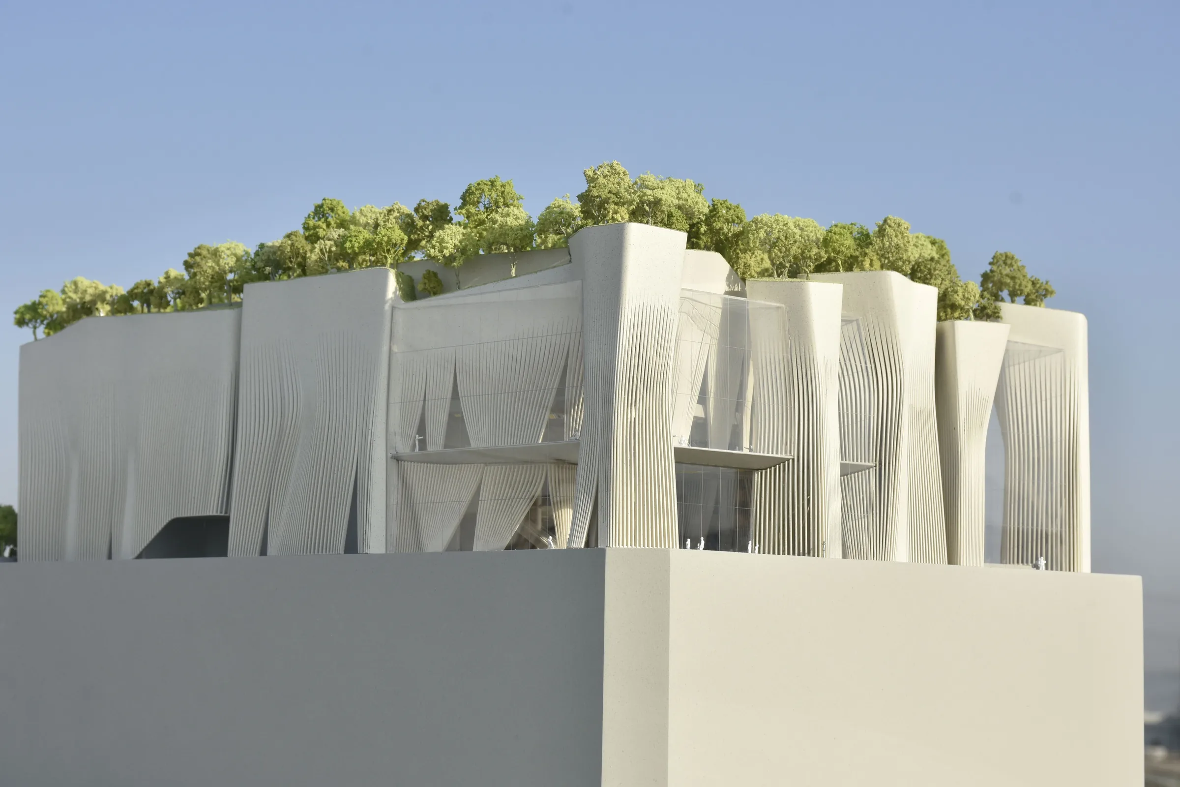 ZDA + Shenzhen General Design Xiangmihu Performance Center 1:250 architectural scale model by JYD Models