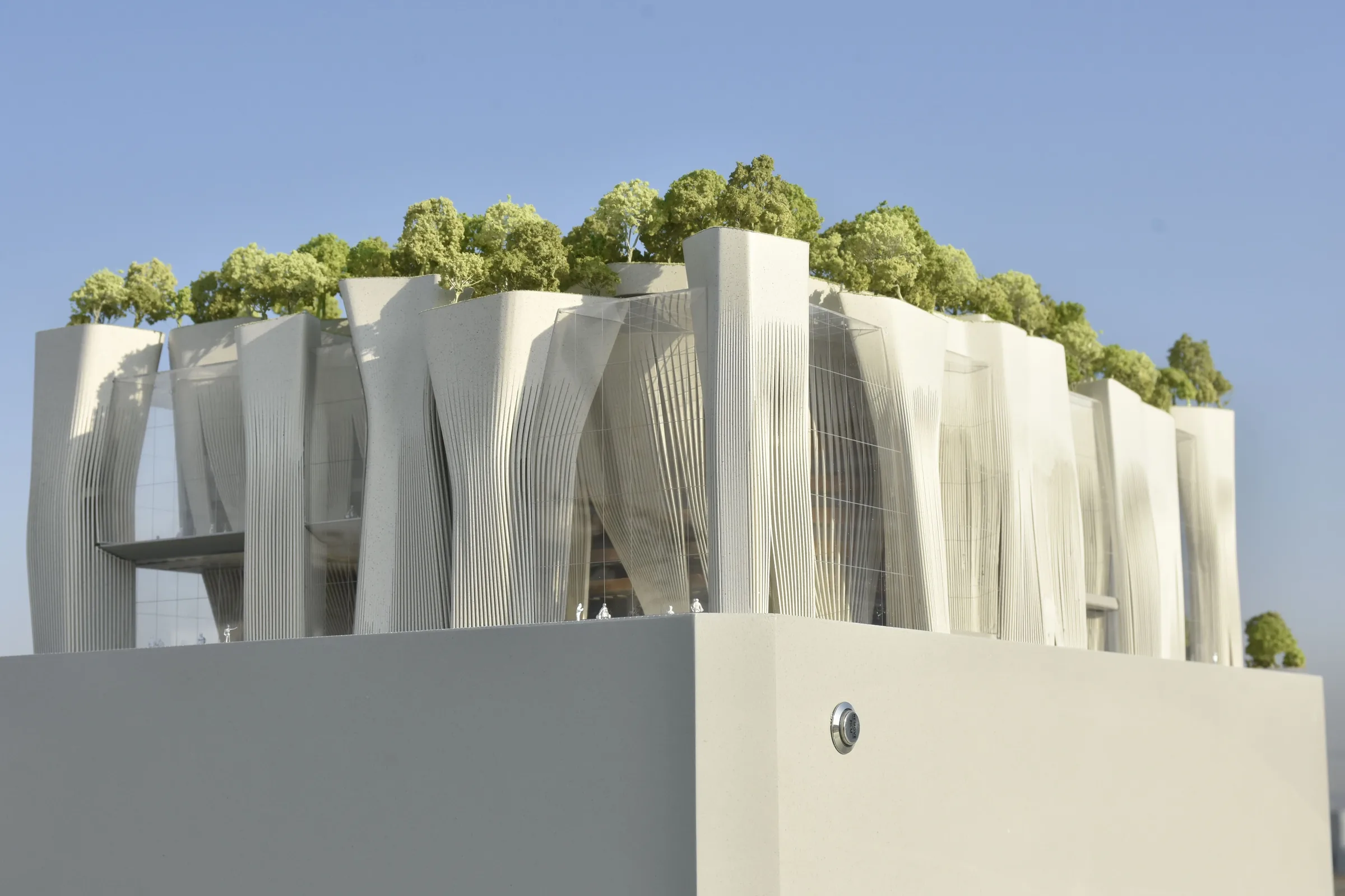 ZDA + Shenzhen General Design Xiangmihu Performance Center 1:250 architectural scale model by JYD Models