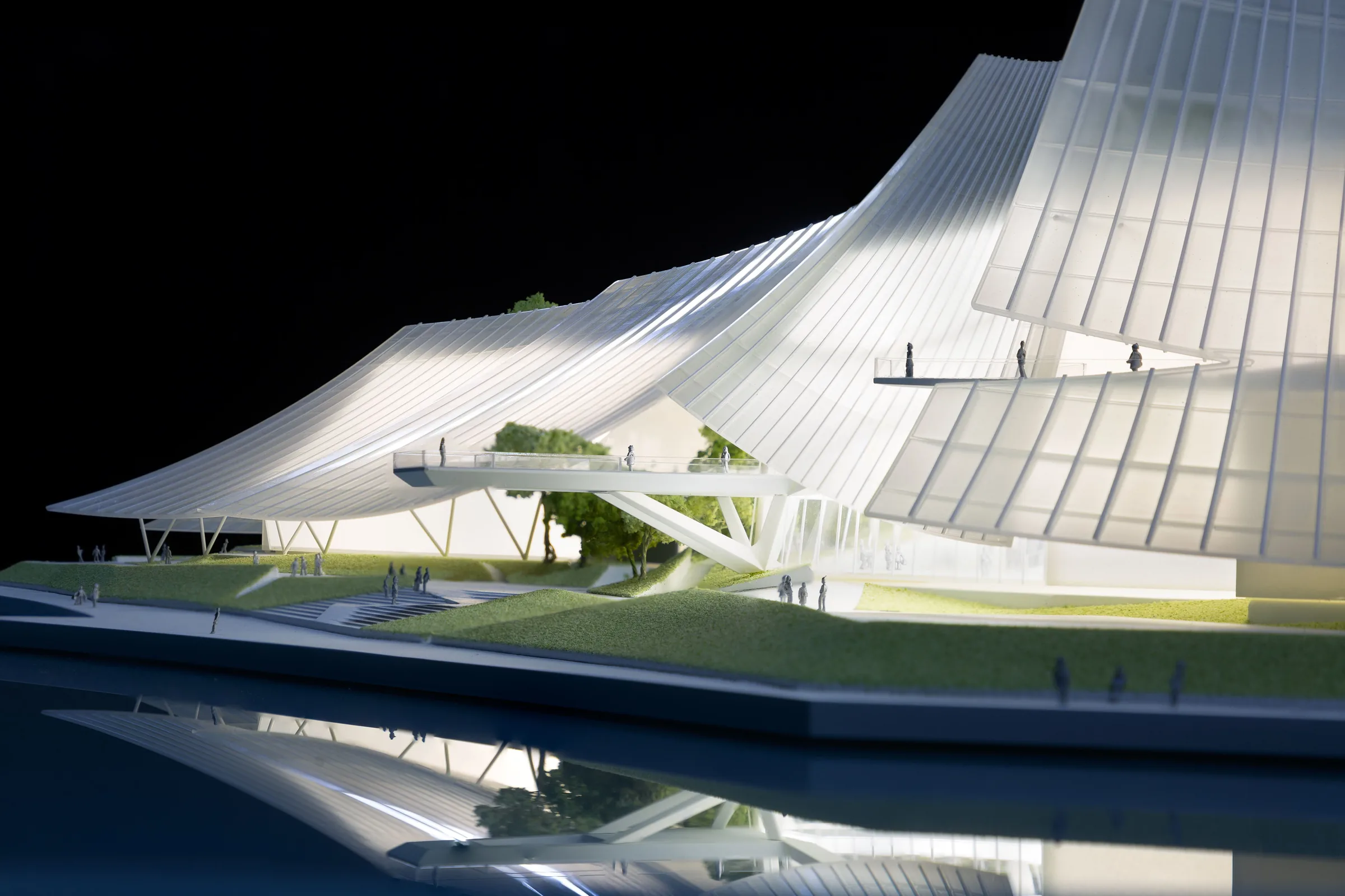 MAD Yiwu Grand Theater 1:200 architectural scale model by JYD Models