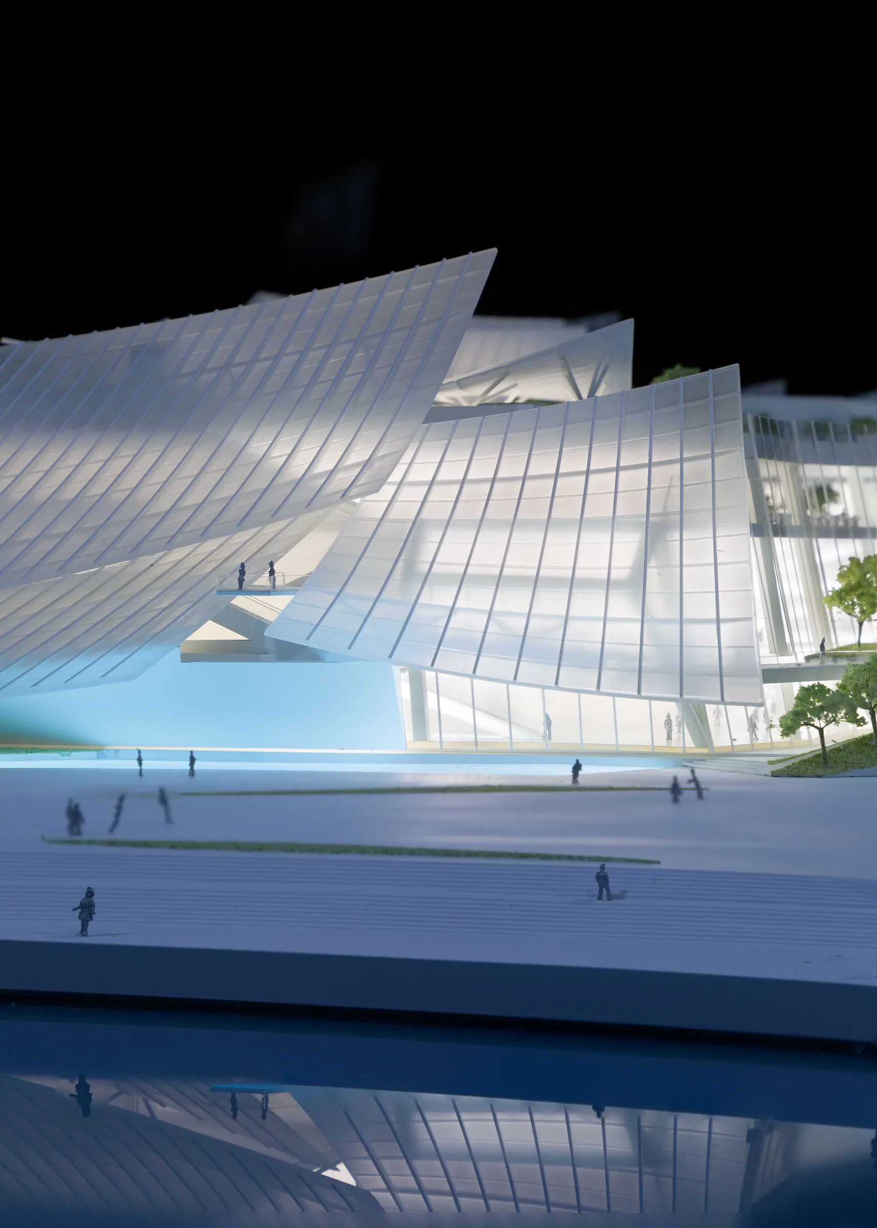 MAD Yiwu Grand Theater 1:200 architectural scale model by JYD Models