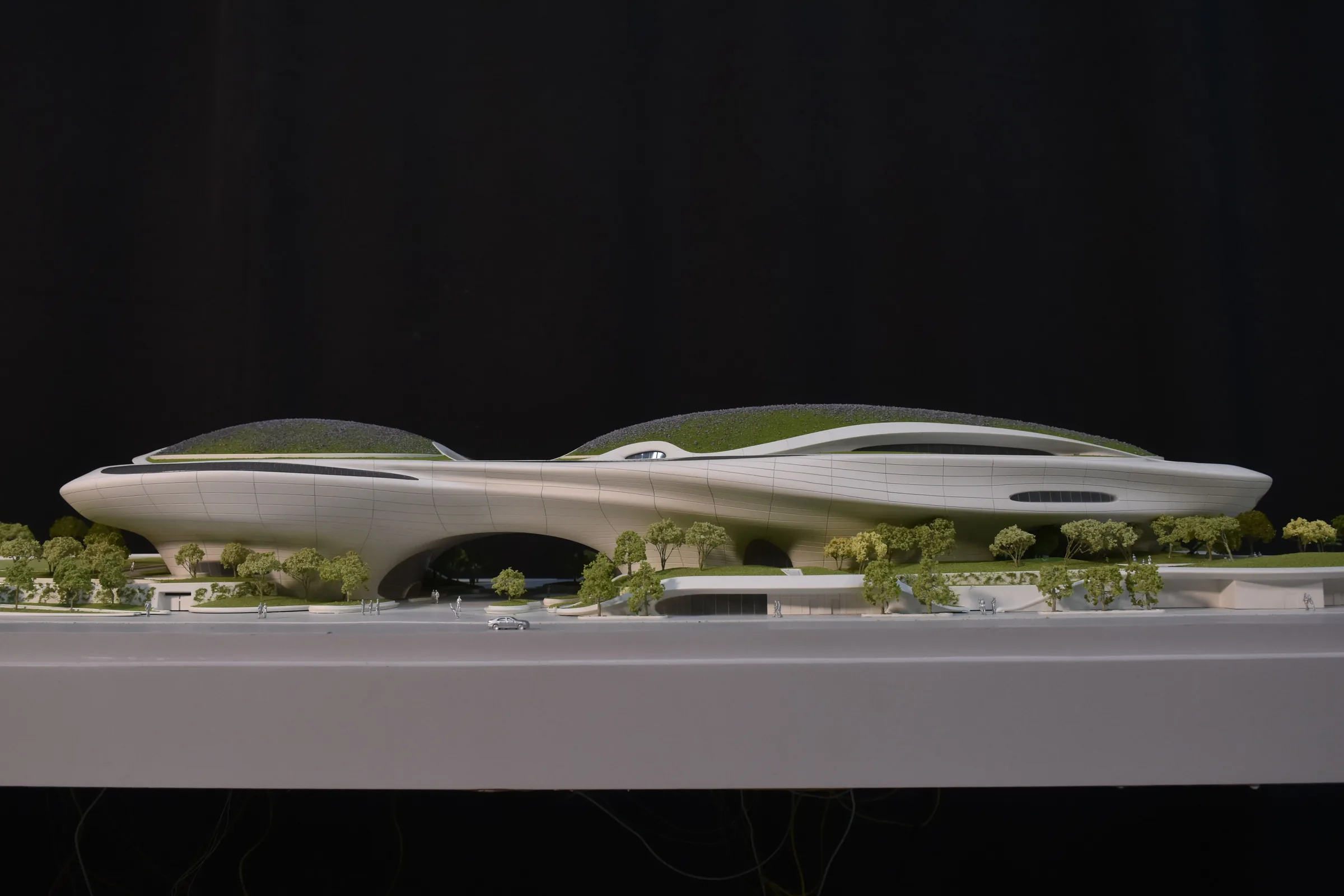 MAD Lucas Museum of Narrative Art 1:200 architectural scale model by JYD Models