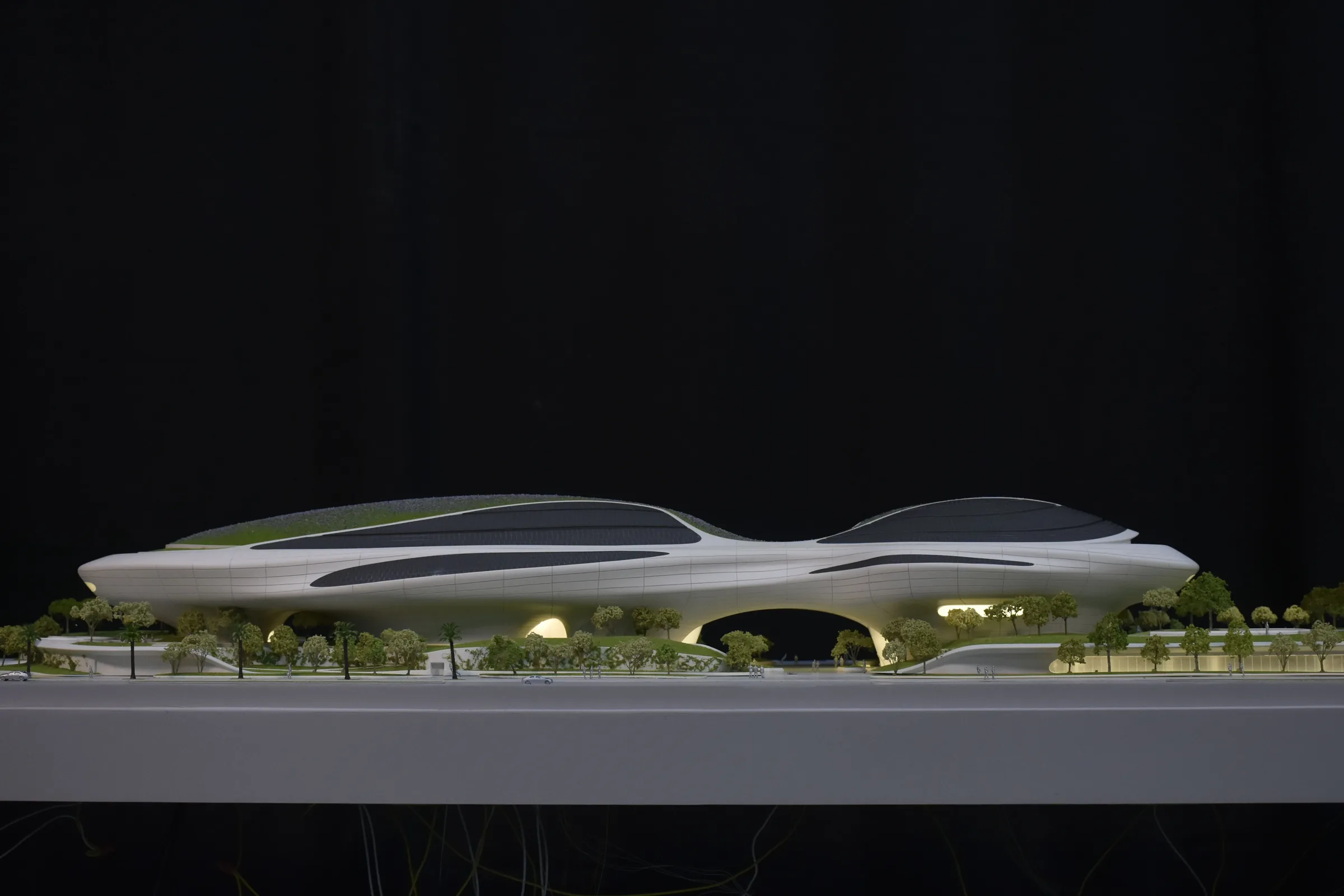 MAD Lucas Museum of Narrative Art 1:200 architectural scale model by JYD Models