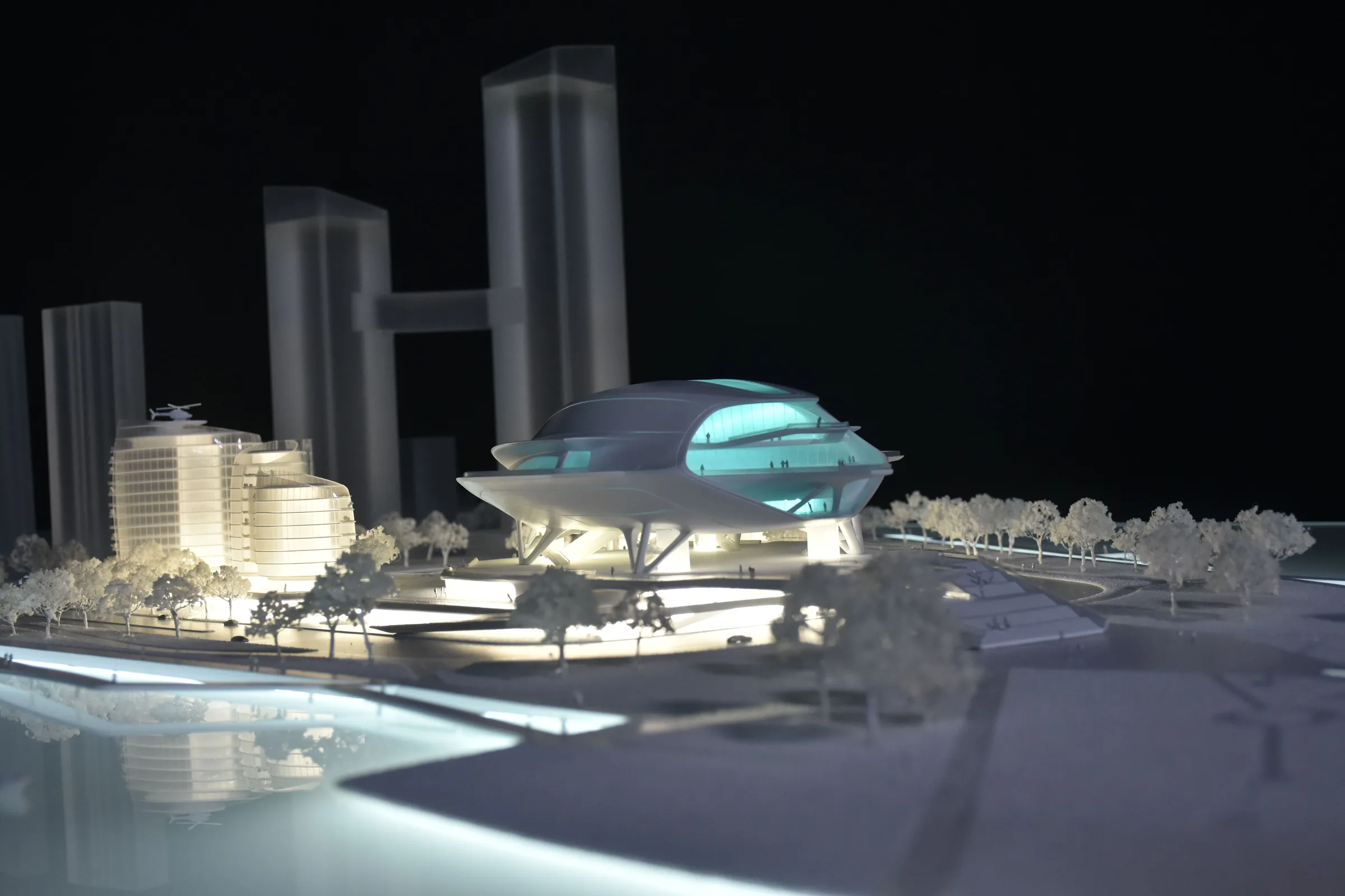 MAD Greater Bay Area Science Forum 1:600 architectural scale model by JYD Models