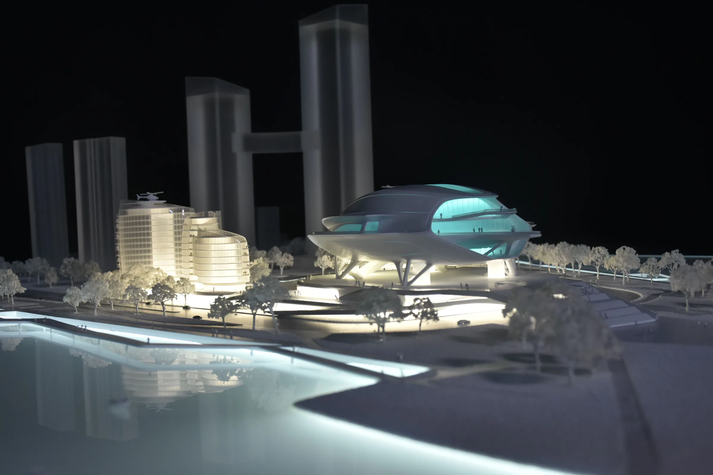 MAD Greater Bay Area Science Forum 1:600 architectural scale model by JYD Models