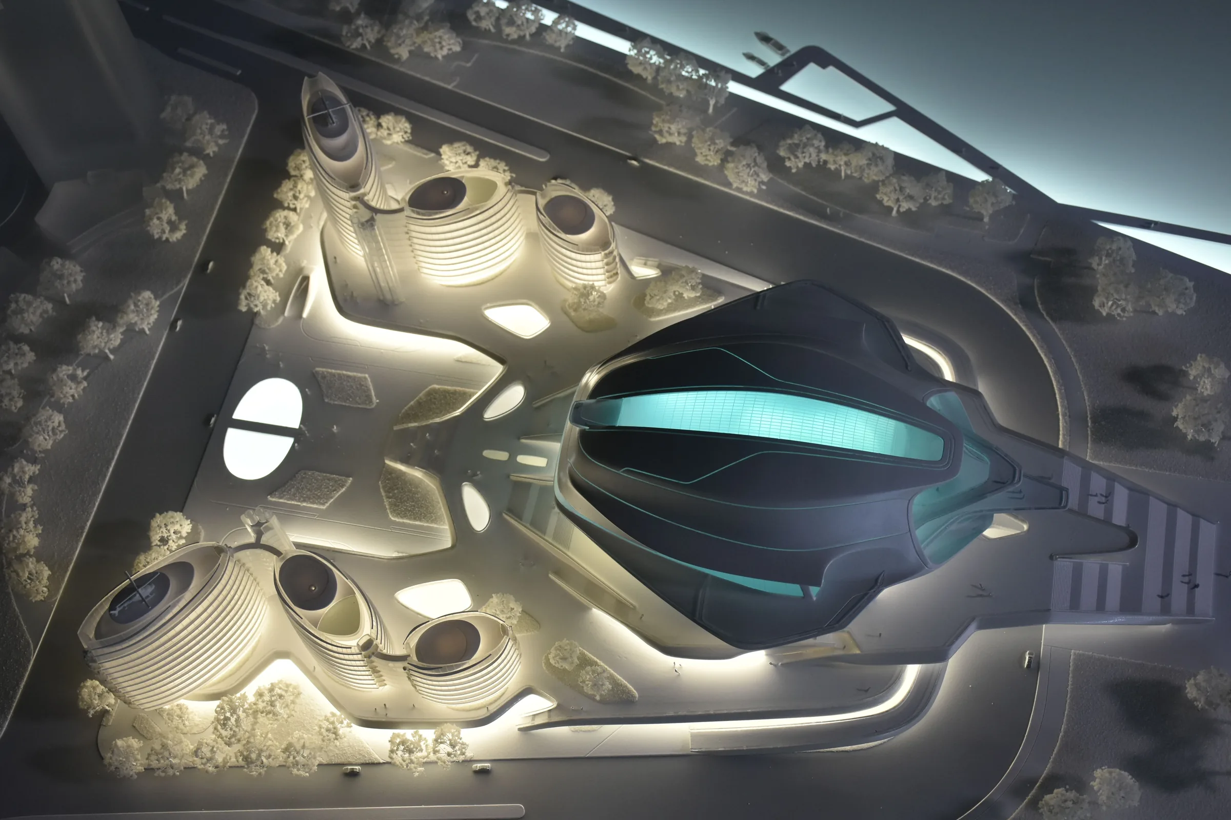 MAD Greater Bay Area Science Forum 1:600 architectural scale model by JYD Models