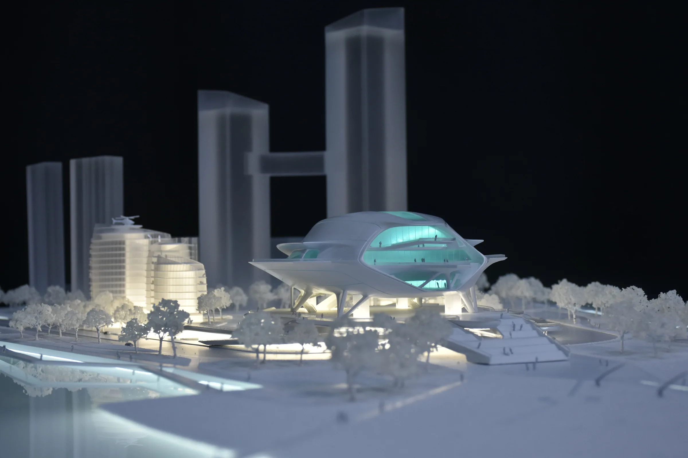 MAD Greater Bay Area Science Forum 1:600 architectural scale model by JYD Models