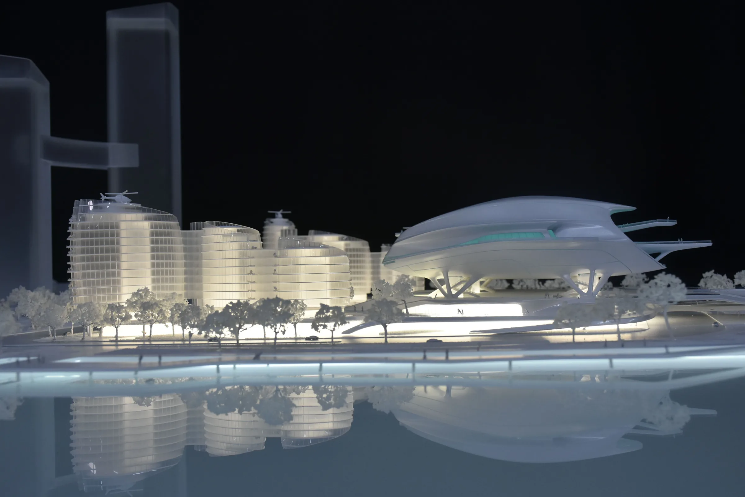 MAD Greater Bay Area Science Forum 1:600 architectural scale model by JYD Models