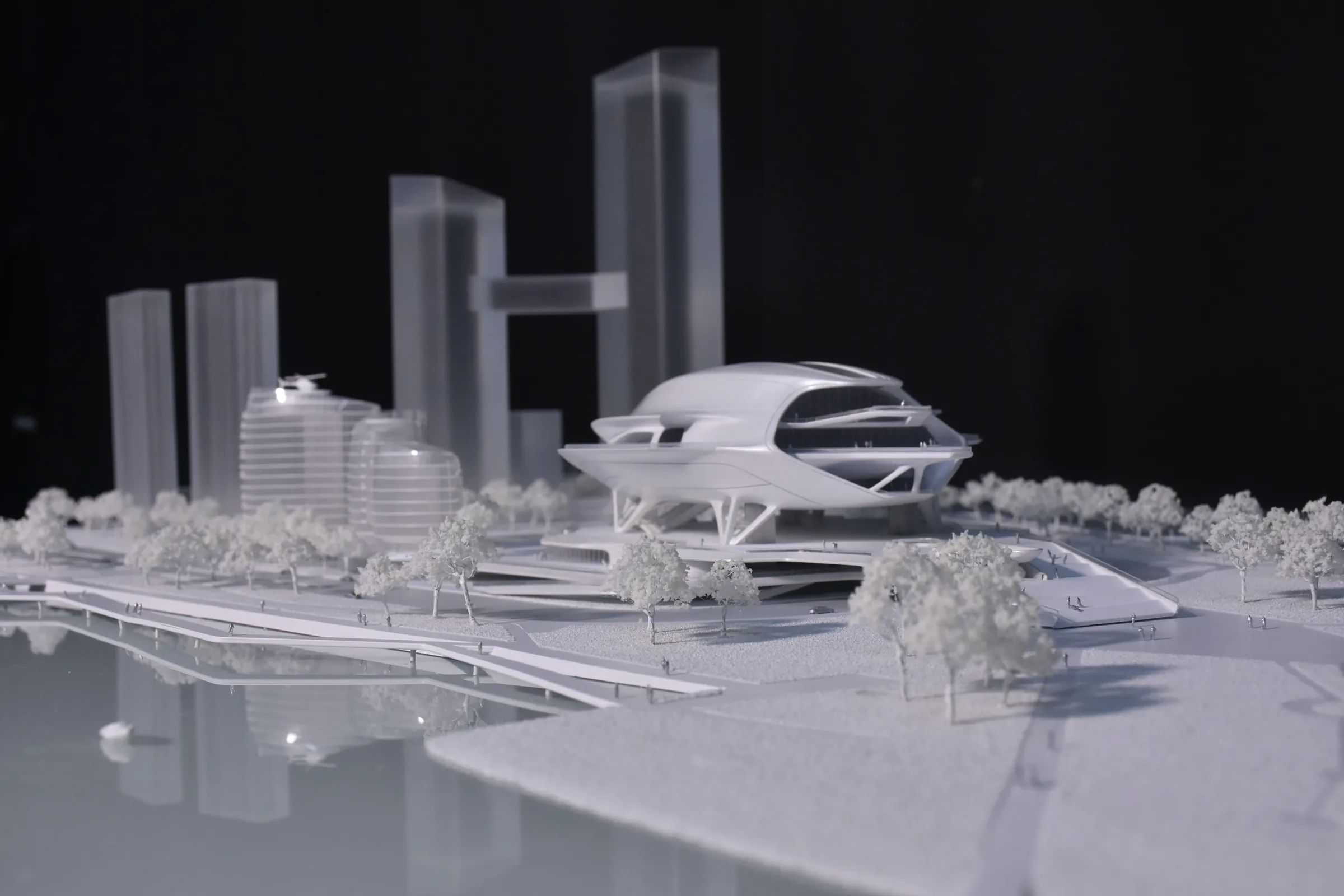 MAD Greater Bay Area Science Forum 1:600 architectural scale model by JYD Models