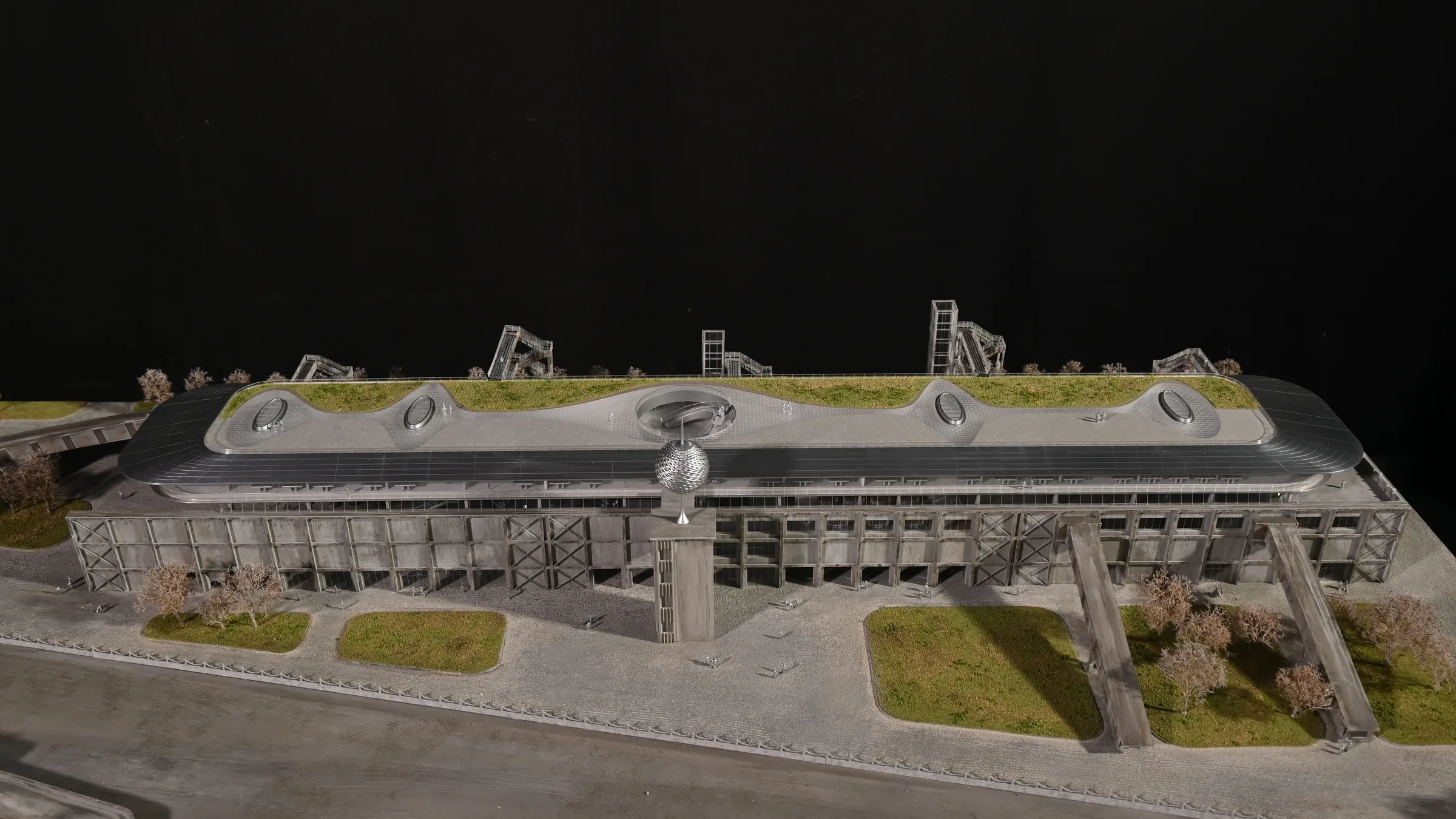 MAD Zhangjiang Cement Plant Renovation 1:200 architectural scale model by JYD Models