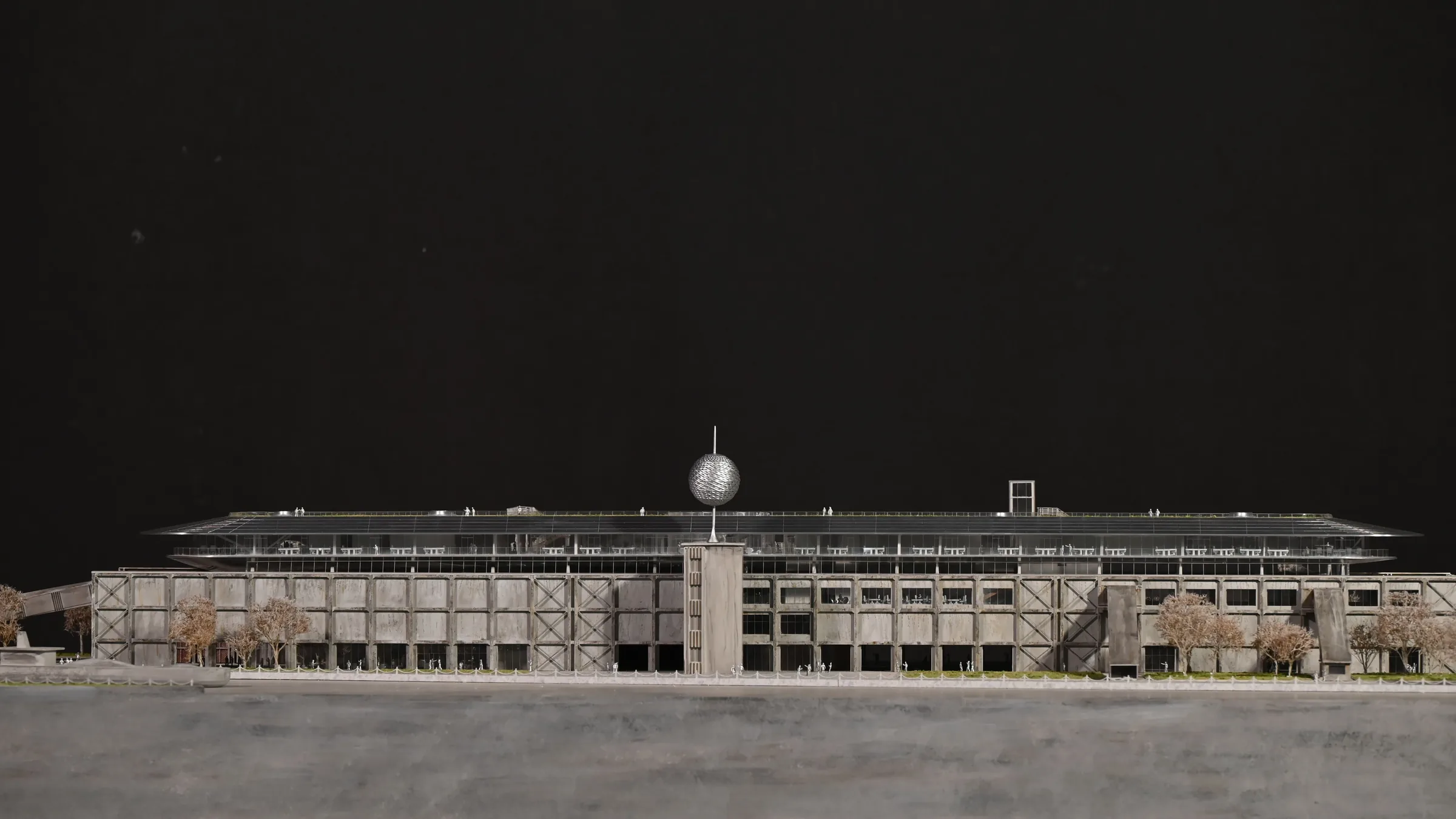 MAD Zhangjiang Cement Plant Renovation 1:200 architectural scale model by JYD Models