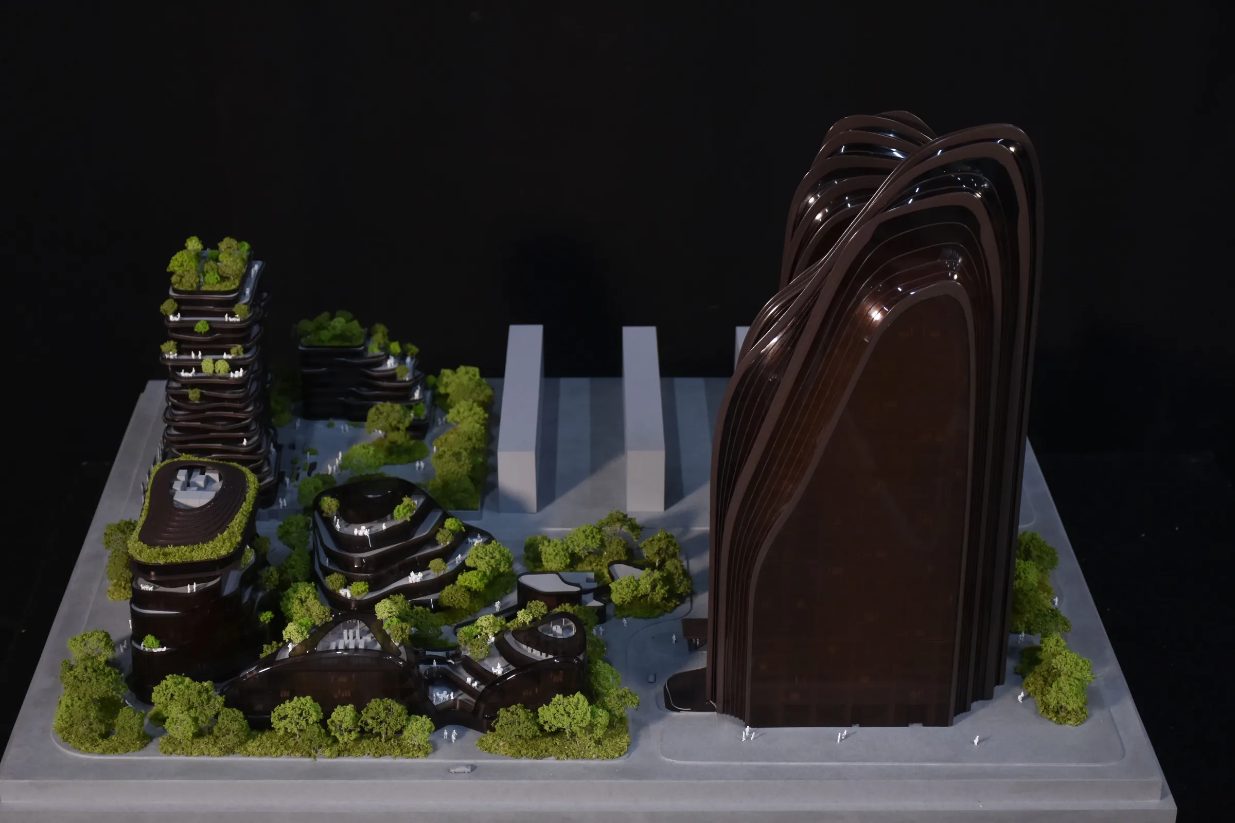 MAD Chaoyangmen Park 1:300 architectural scale model by JYD Models