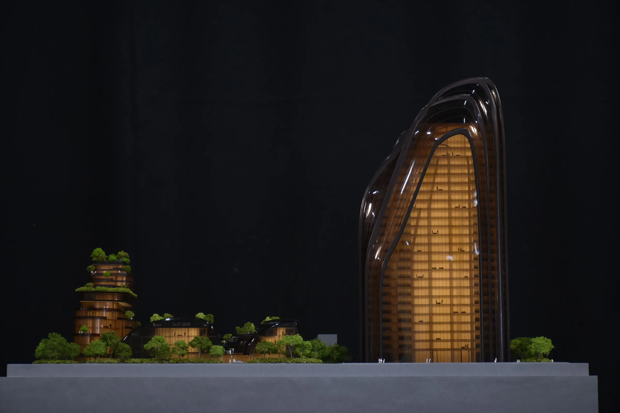 MAD Chaoyangmen Park 1:300 architectural scale model by JYD Models