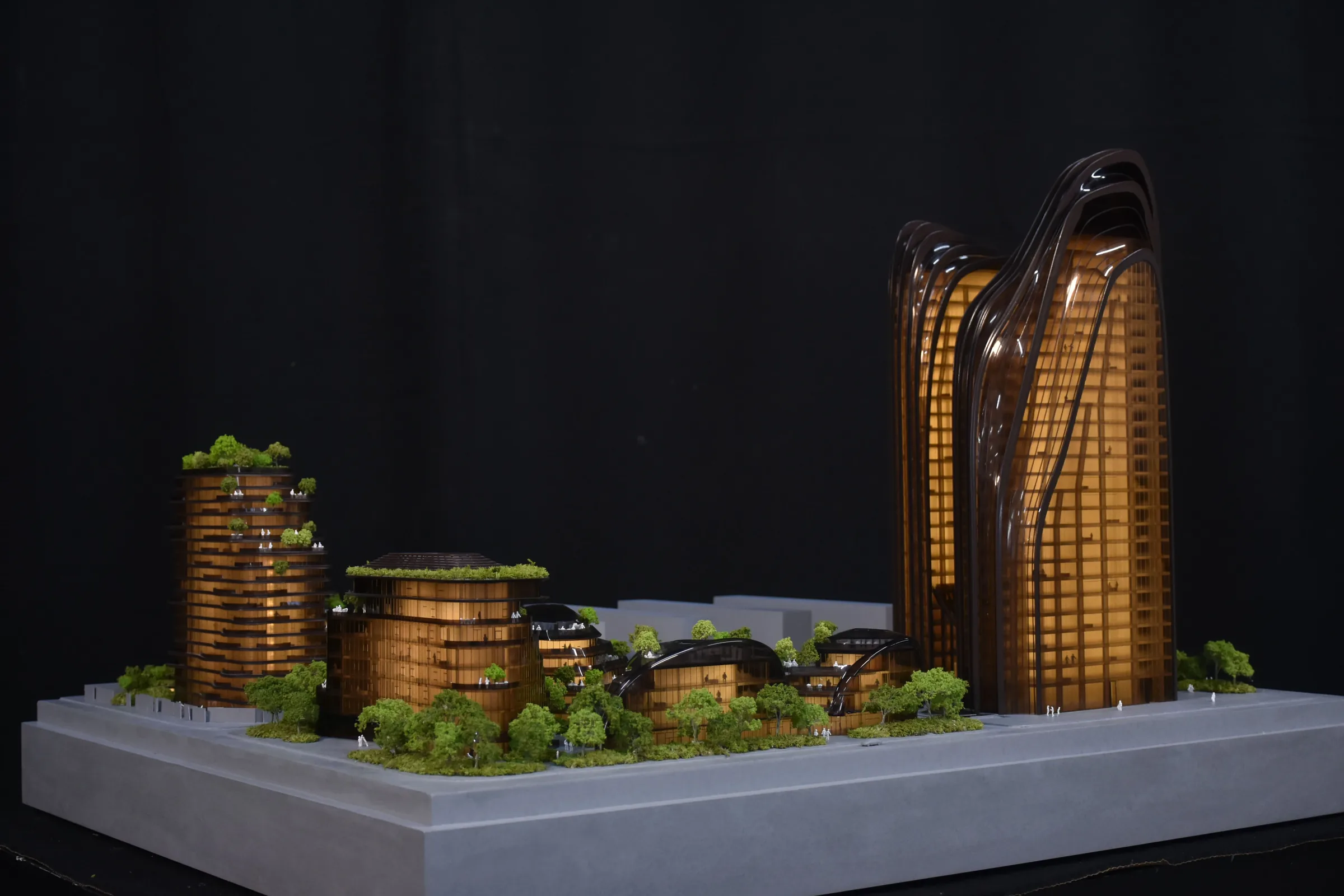 MAD Chaoyangmen Park 1:300 architectural scale model by JYD Models