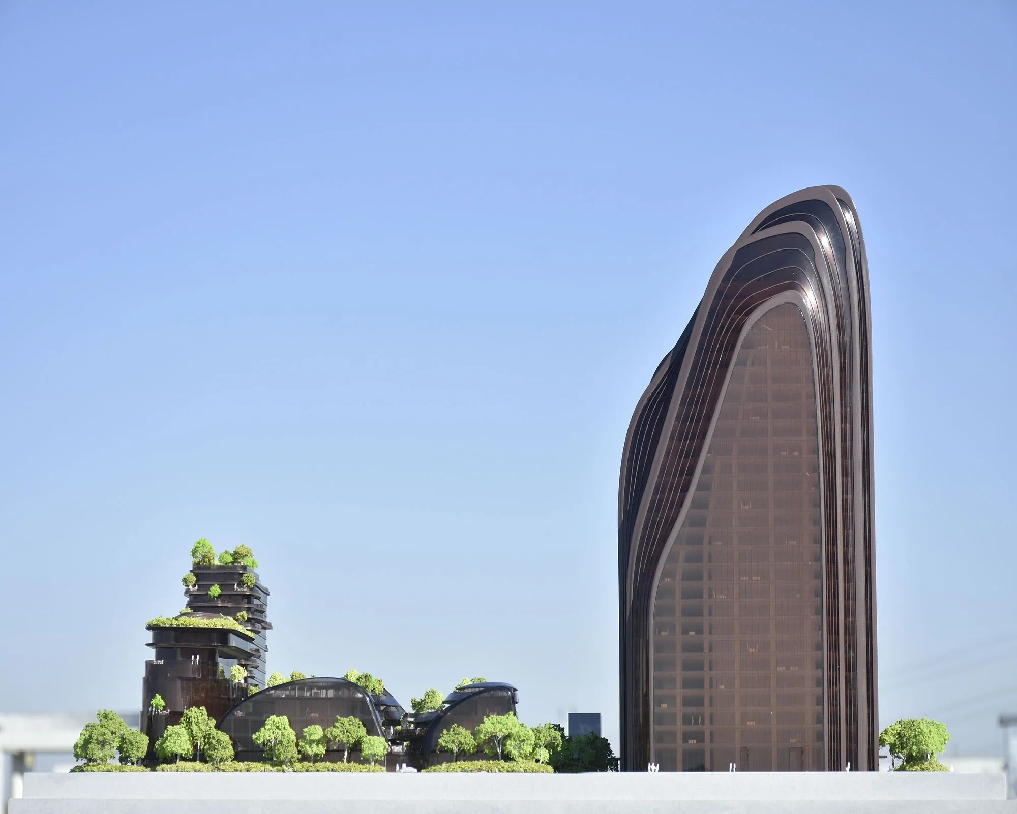 MAD Chaoyangmen Park 1:300 architectural scale model by JYD Models