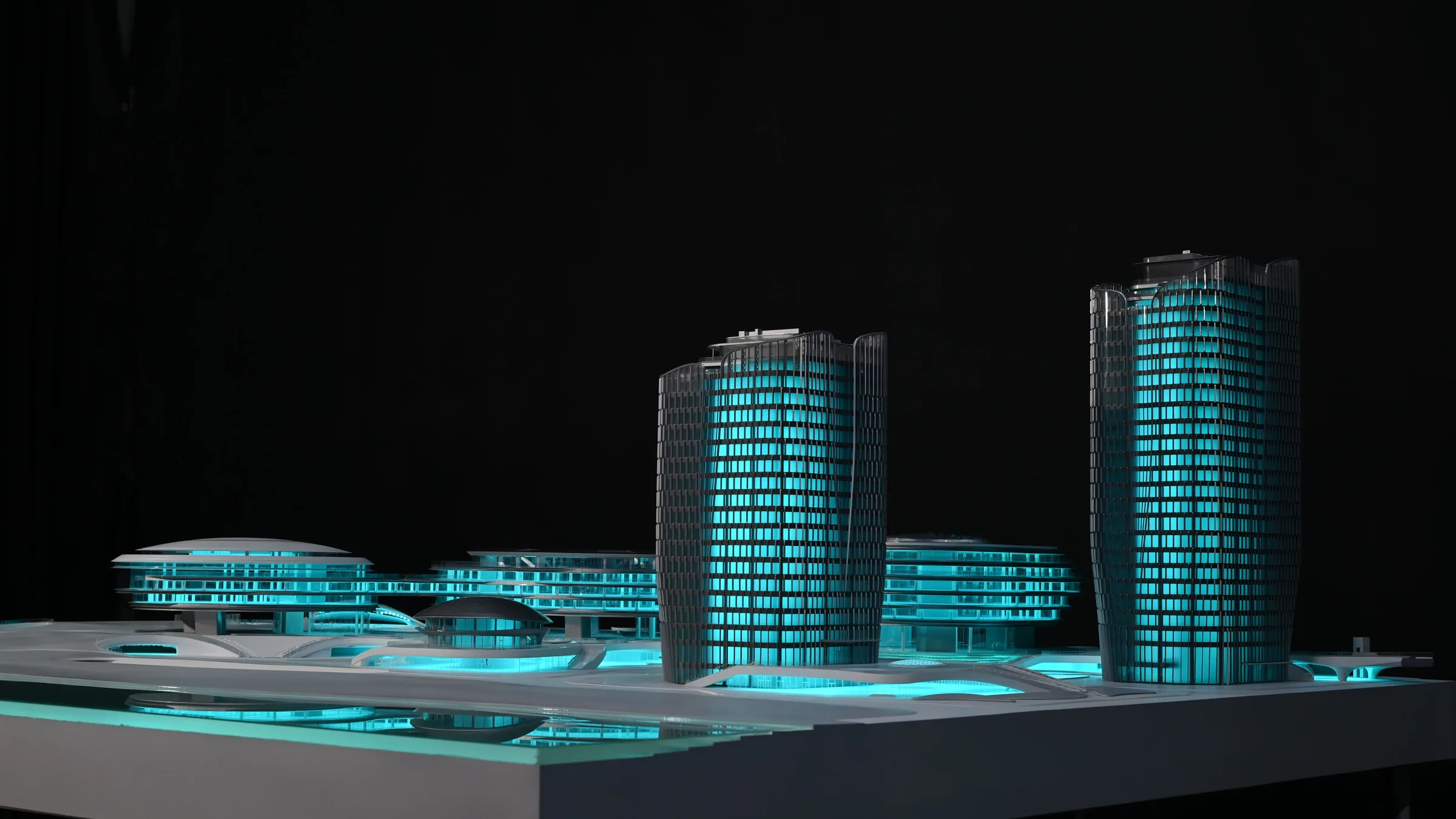 MAD Tencent Dachan Bay 1:200 architectural scale model by JYD Models