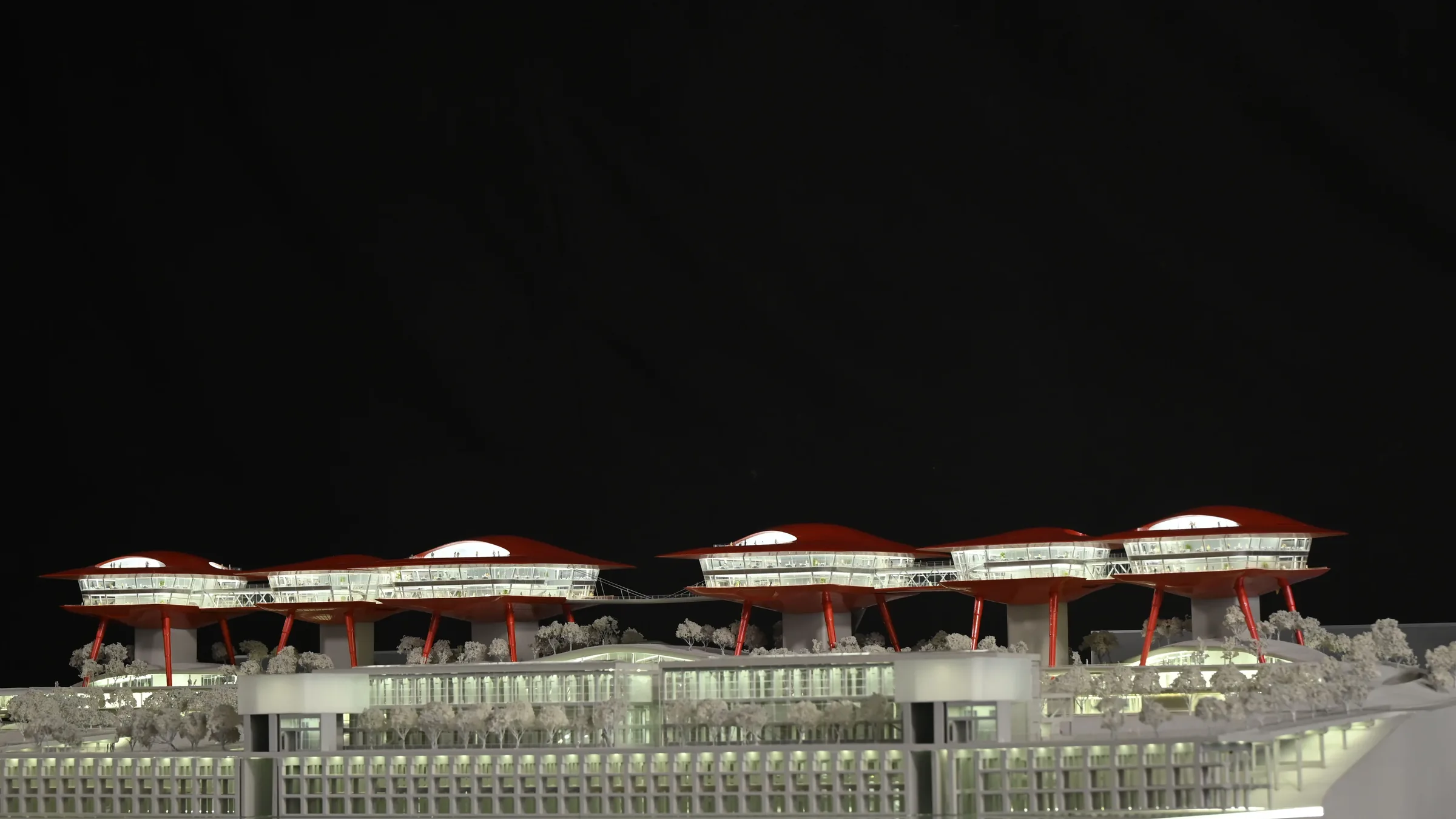 MAD Chongqing Cuntan Port 1:300 architectural scale model by JYD Models