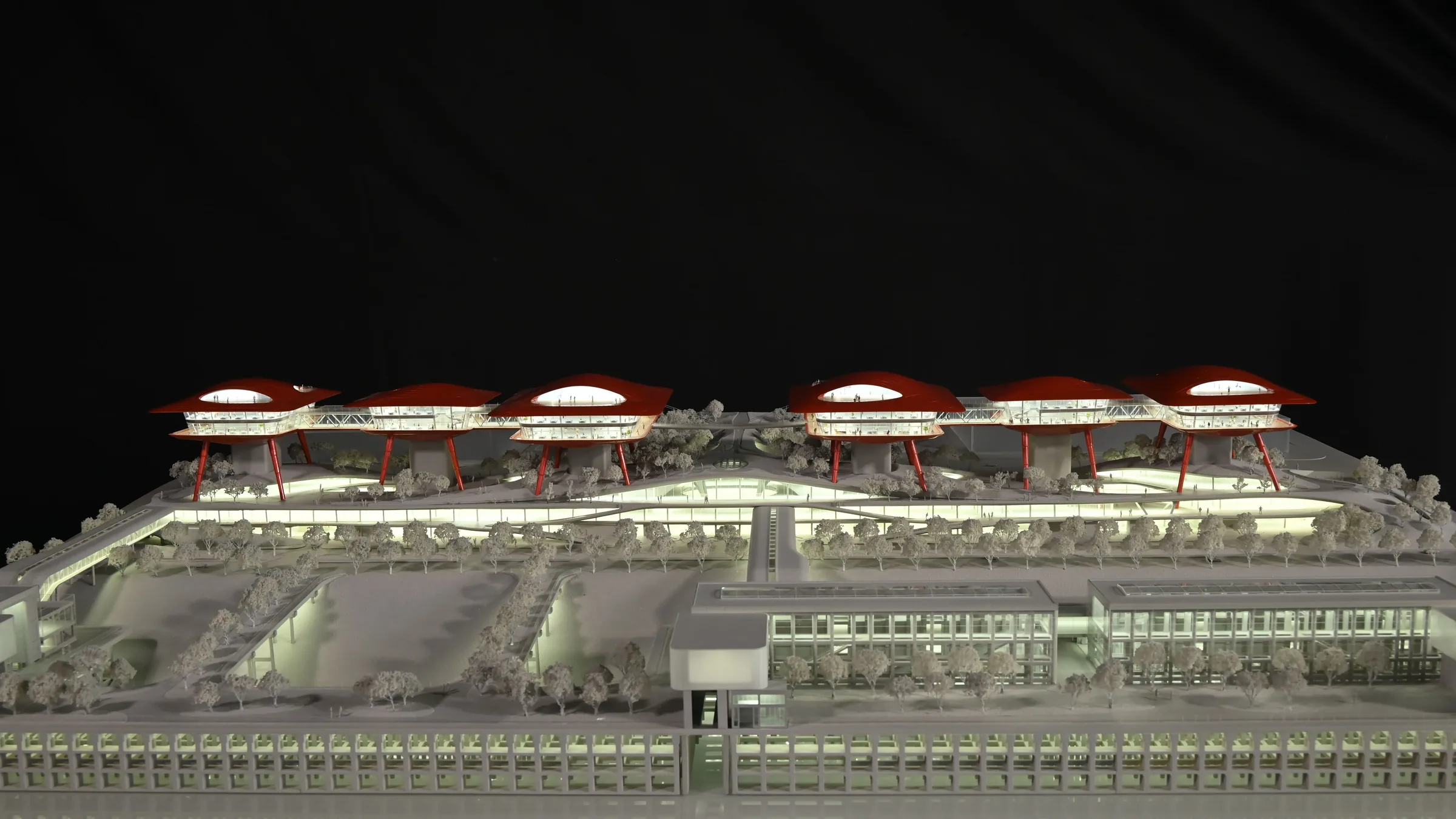 MAD Chongqing Cuntan Port 1:300 architectural scale model by JYD Models