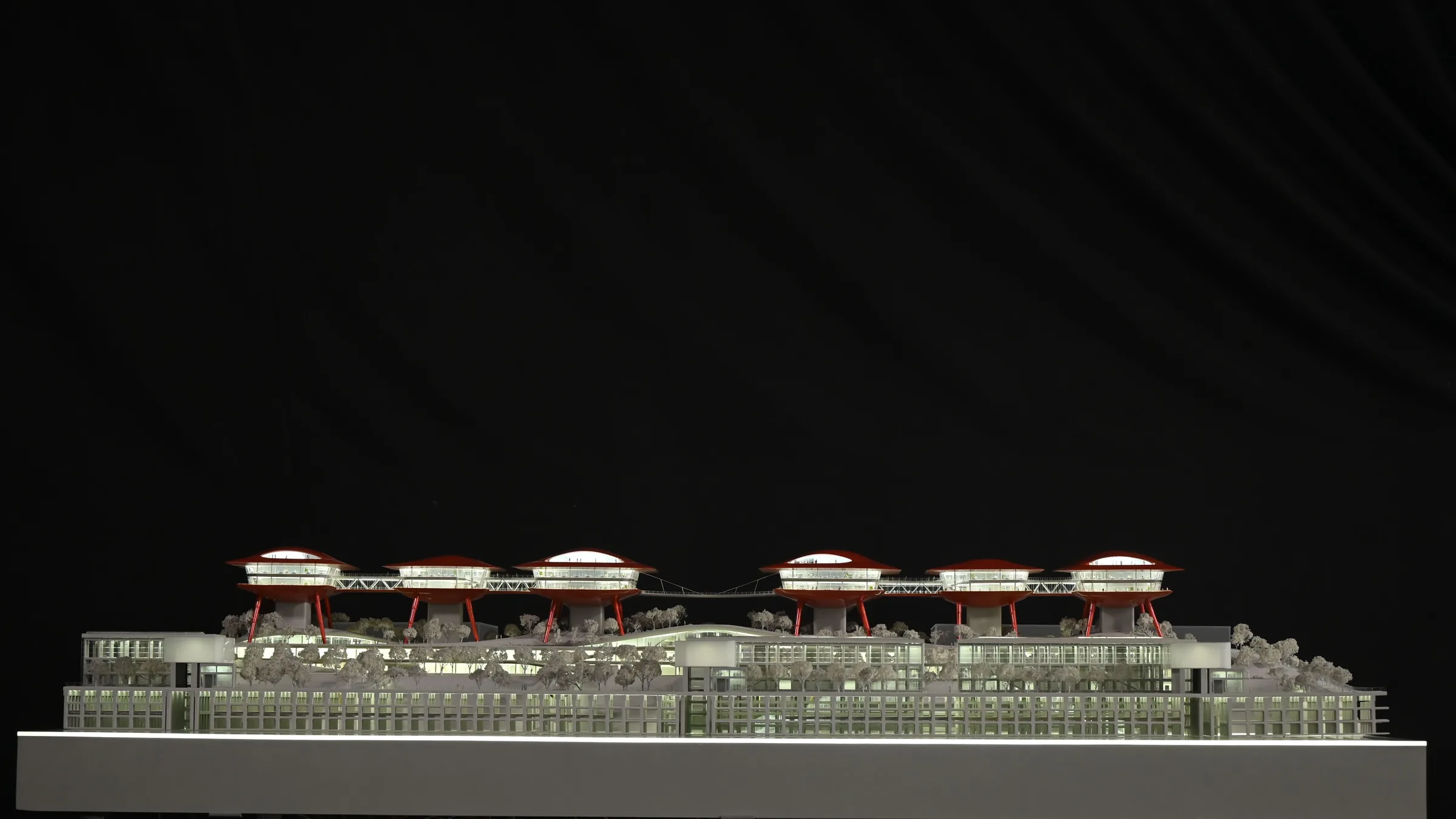 MAD Chongqing Cuntan Port 1:300 architectural scale model by JYD Models