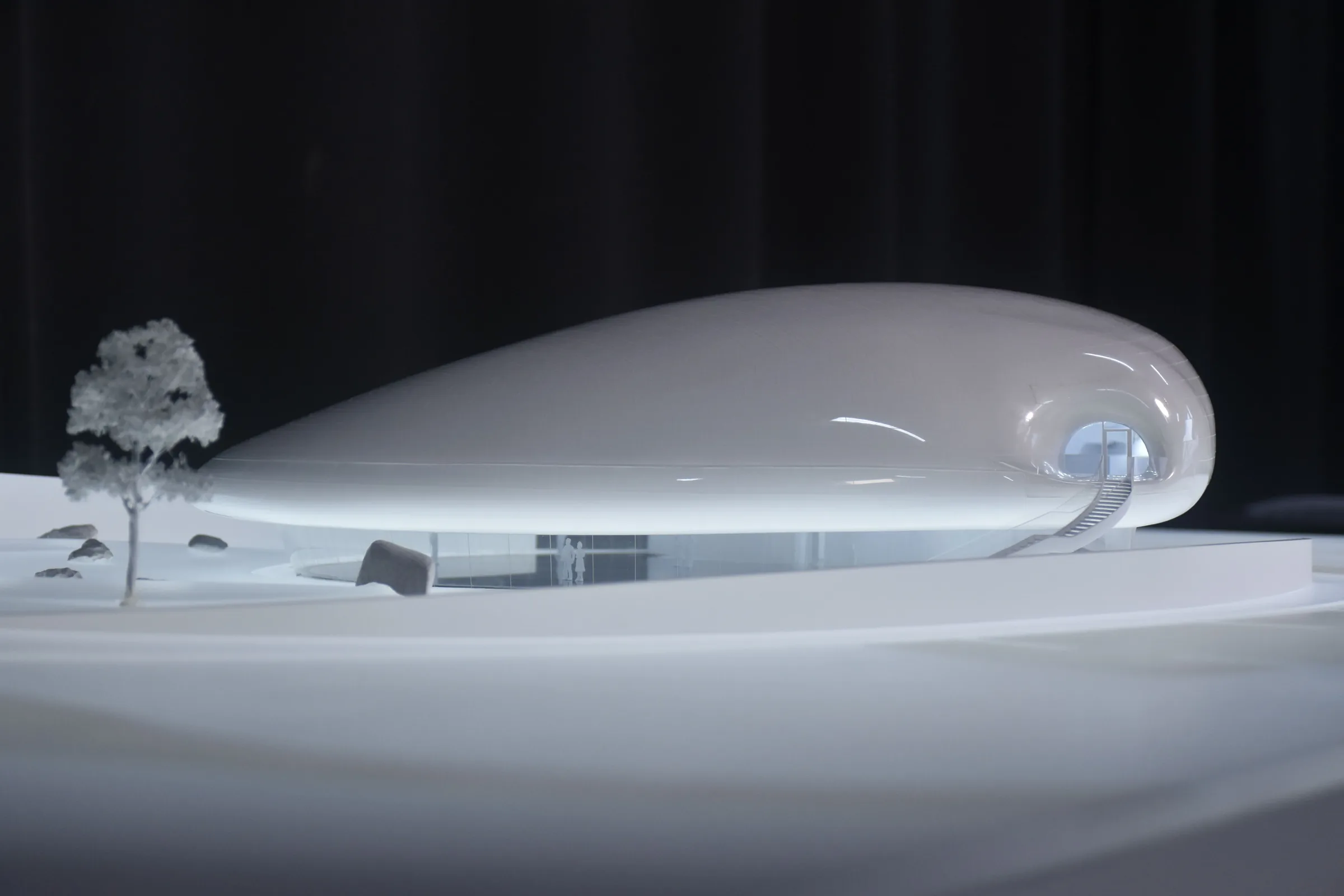 Shenzhen Bay Culture Plaza Talent Park 1:300 architectural scale model by JYD Models