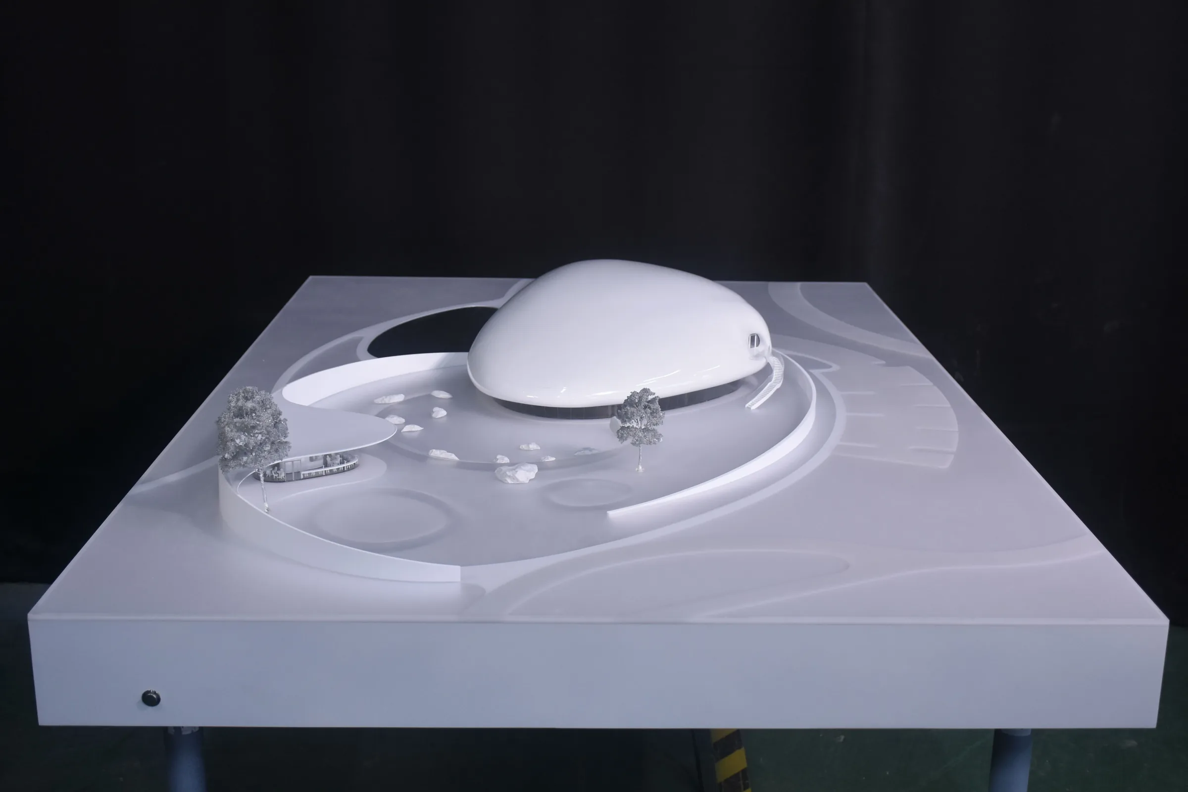 Shenzhen Bay Culture Plaza Talent Park 1:300 architectural scale model by JYD Models