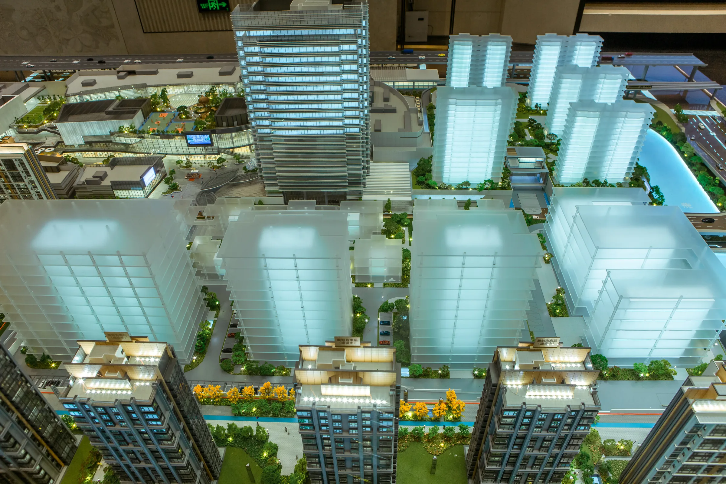 Vanke Shanghai Sky City 1:120 architectural scale model by JYD Models