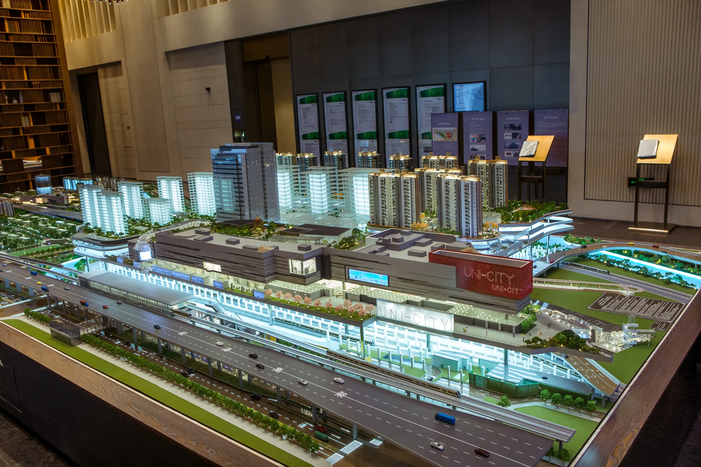 Vanke Shanghai Sky City 1:120 architectural scale model by JYD Models