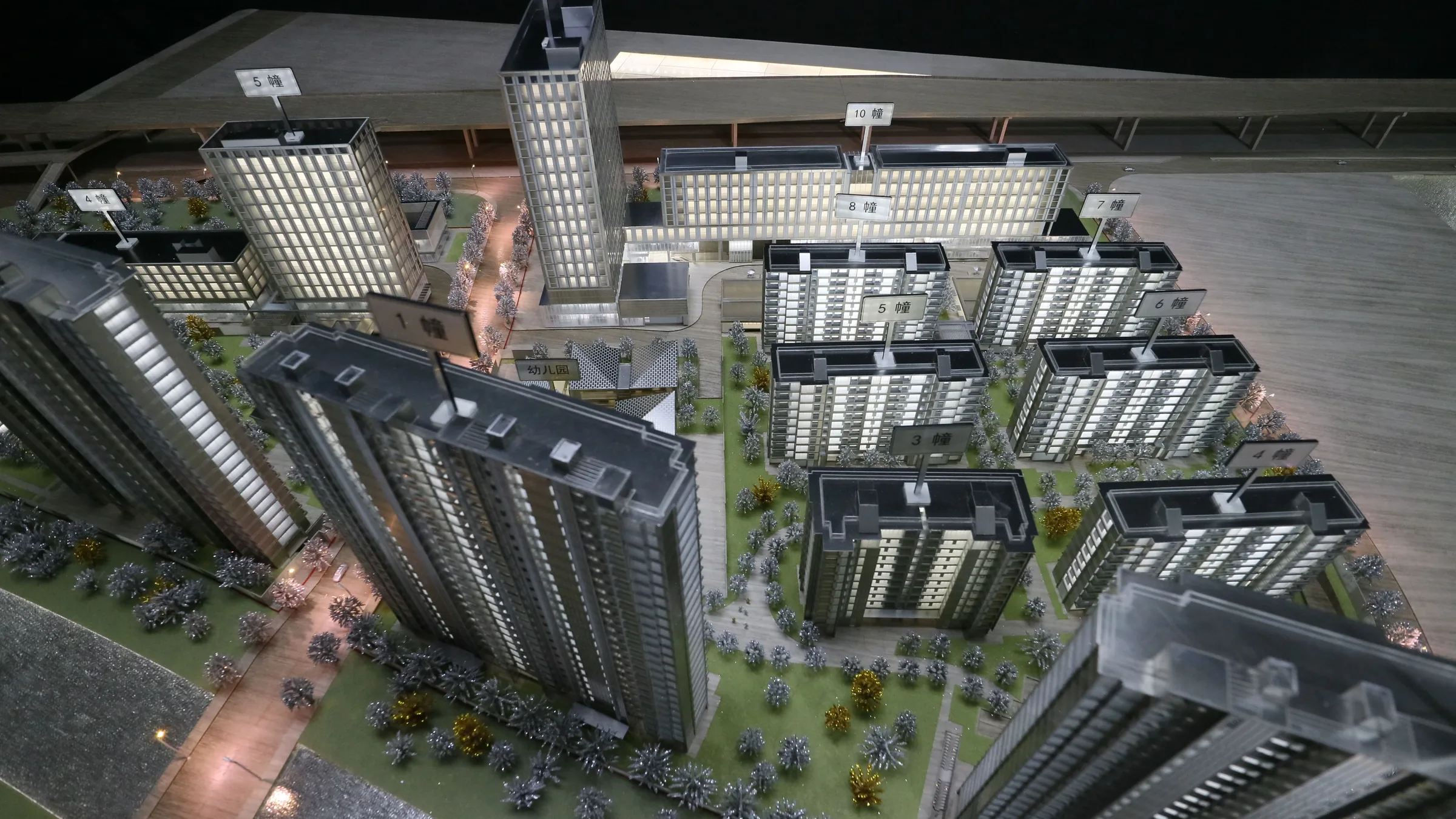 Vanke Hangzhou Central Hub 1:300 architectural scale model by JYD Models