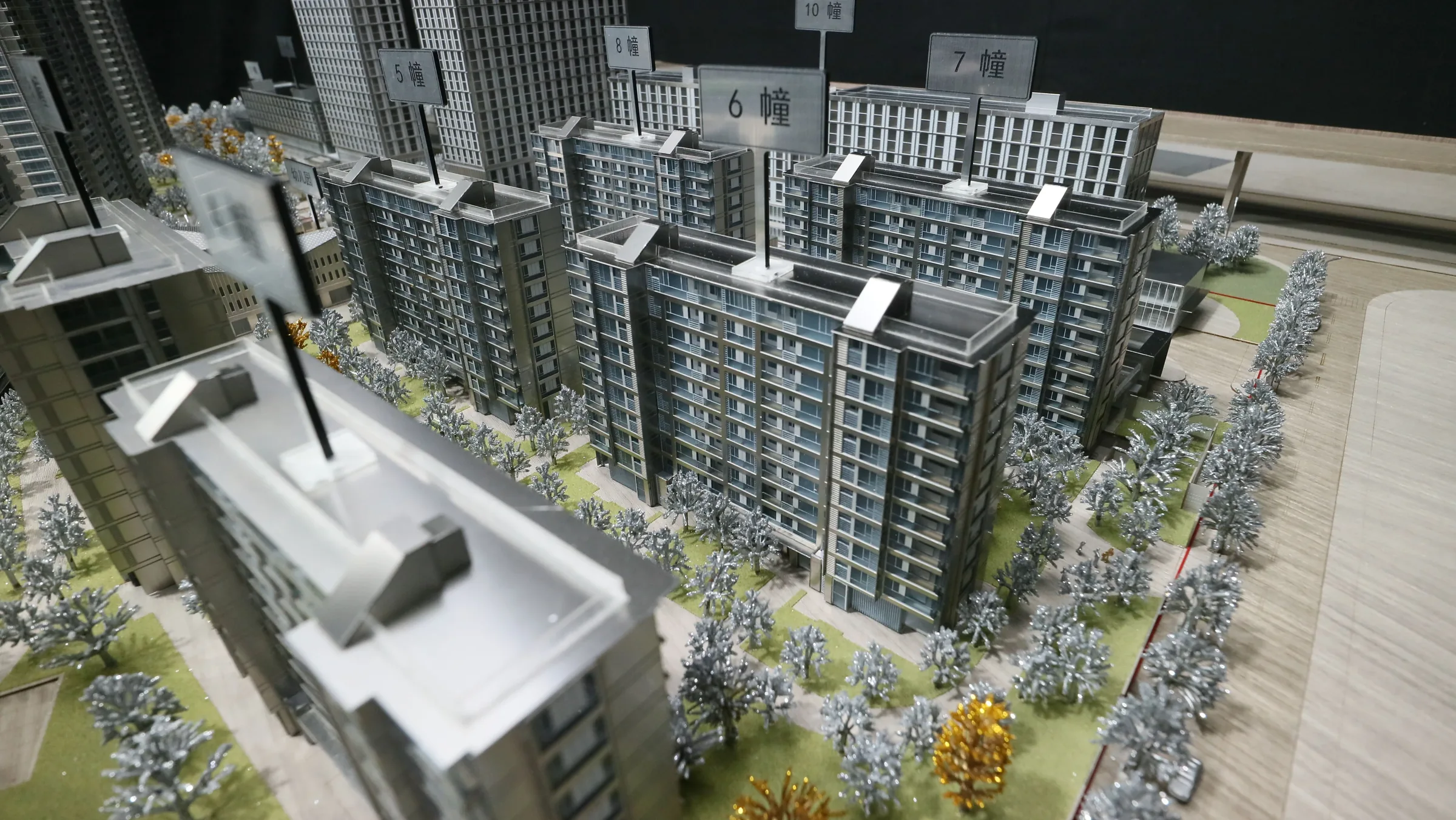 Vanke Hangzhou Central Hub 1:300 architectural scale model by JYD Models