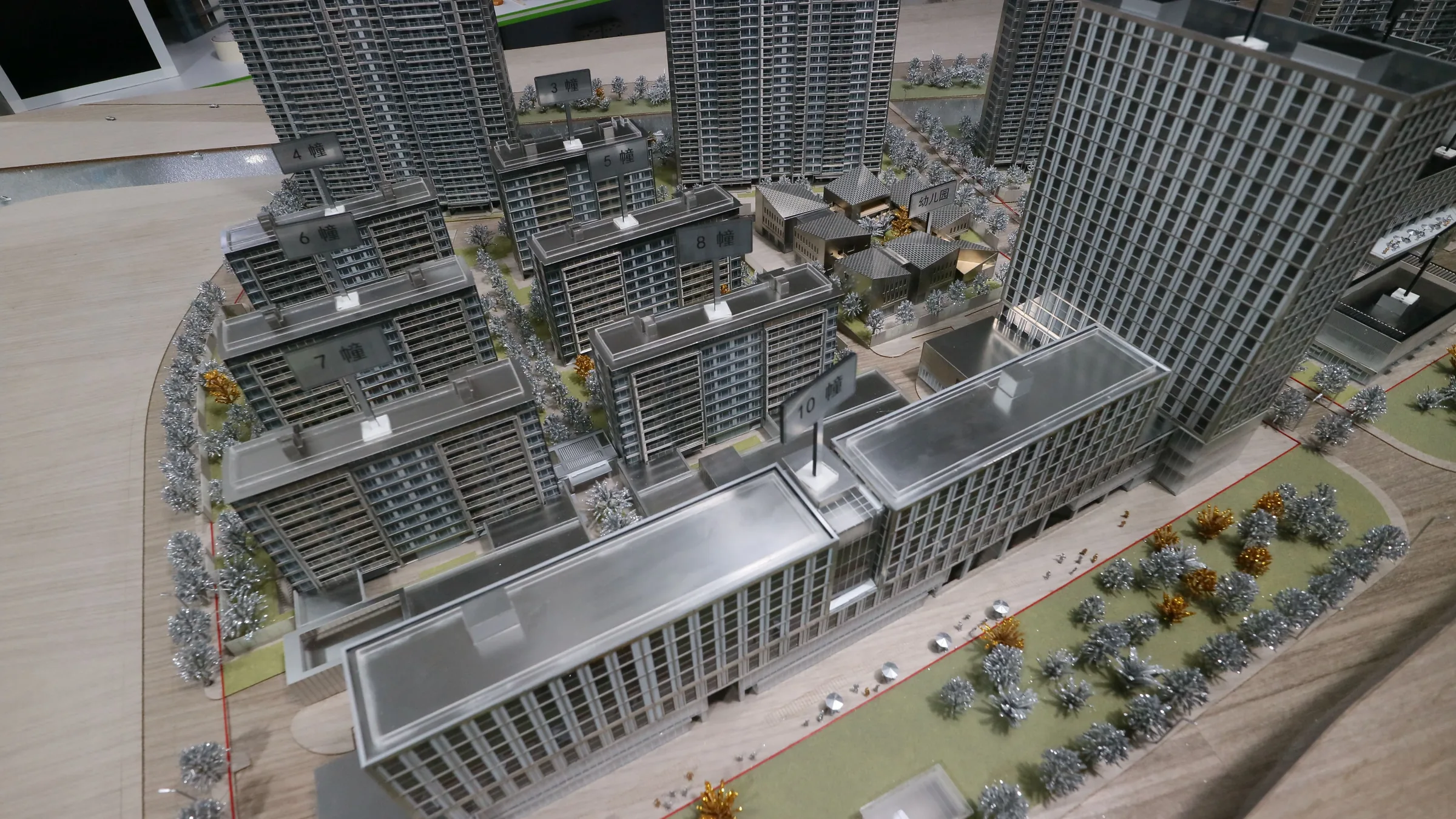 Vanke Hangzhou Central Hub 1:300 architectural scale model by JYD Models