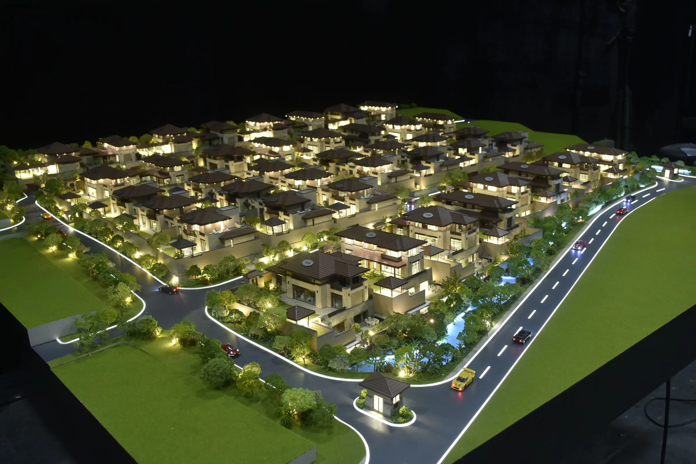 Vanke Hangzhou Fuyang Gongwang 1:220 architectural scale model by JYD Models