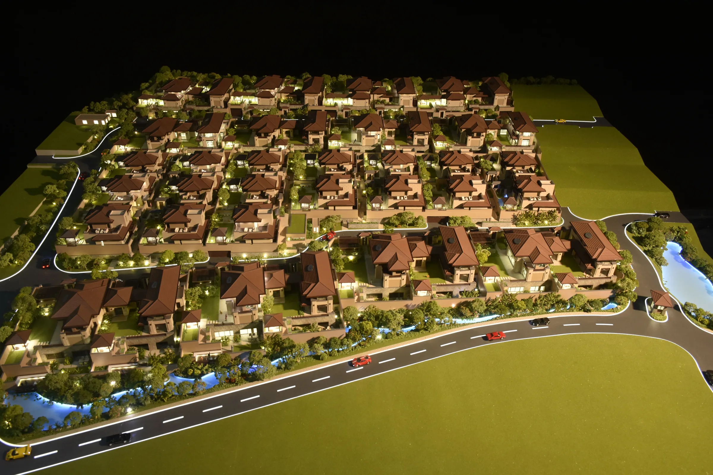 Vanke Hangzhou Fuyang Gongwang 1:220 architectural scale model by JYD Models