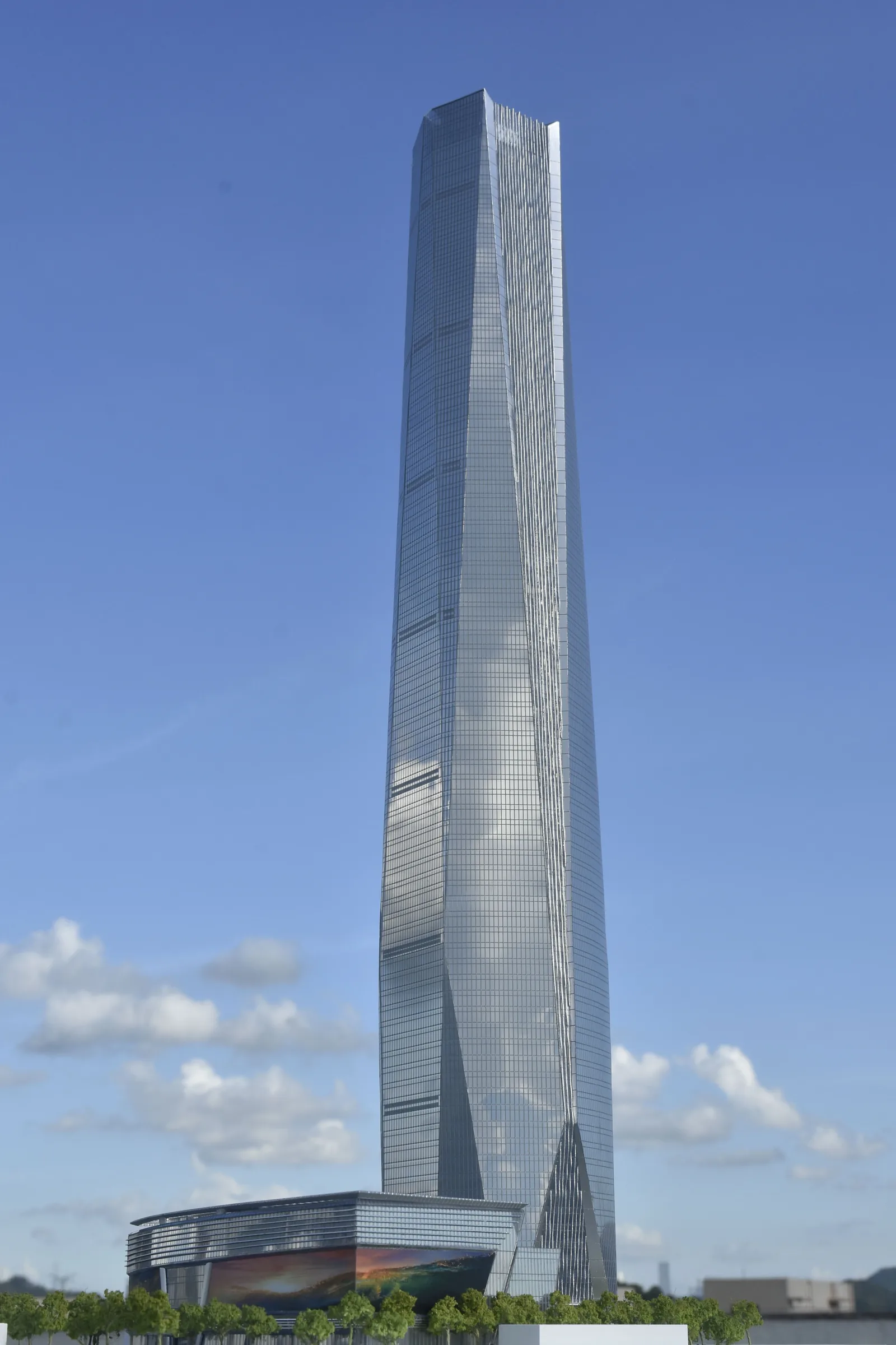 AS+GG Chengdu Merchants Tower 1:500 architectural scale model by JYD Models