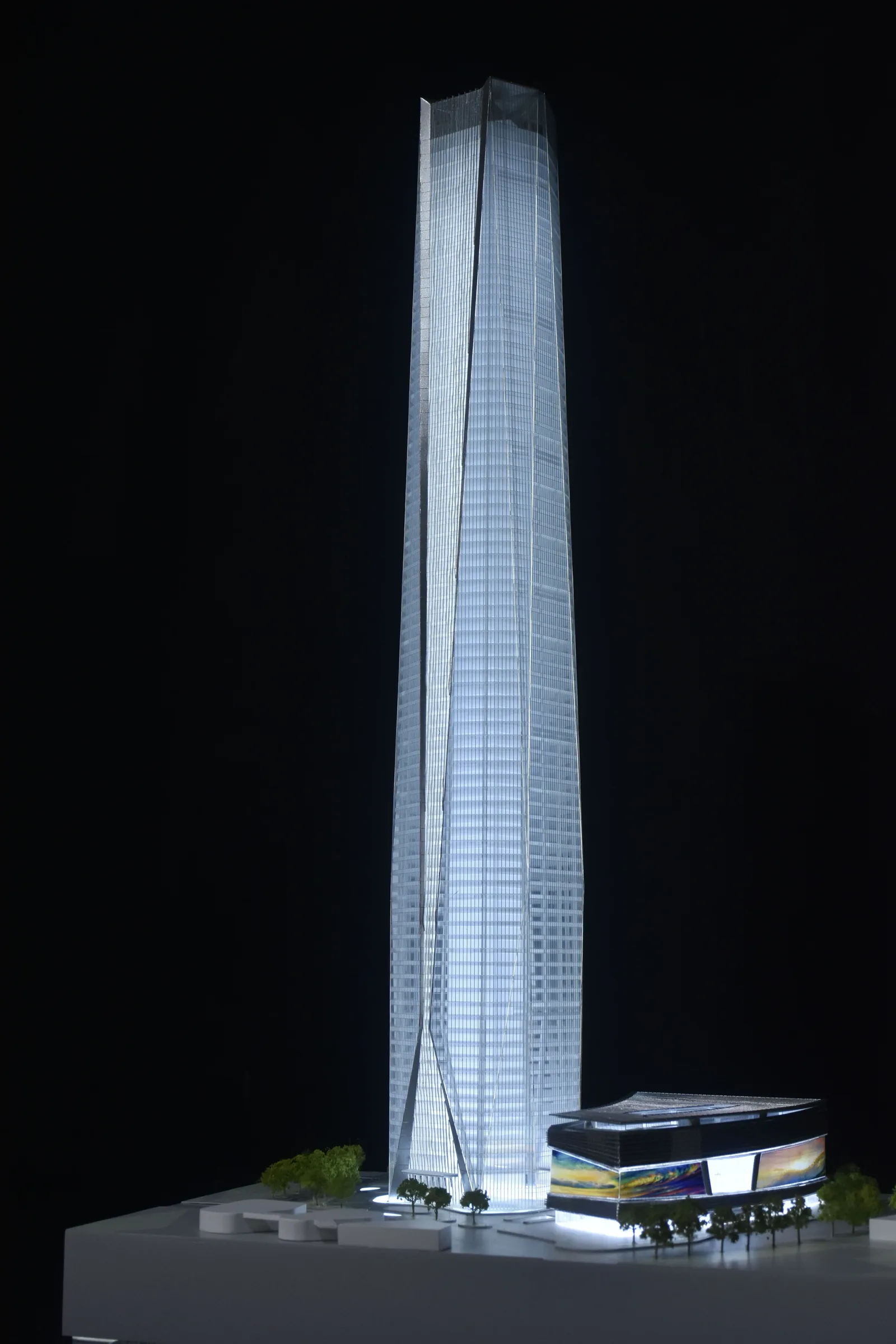 AS+GG Chengdu Merchants Tower 1:500 architectural scale model by JYD Models