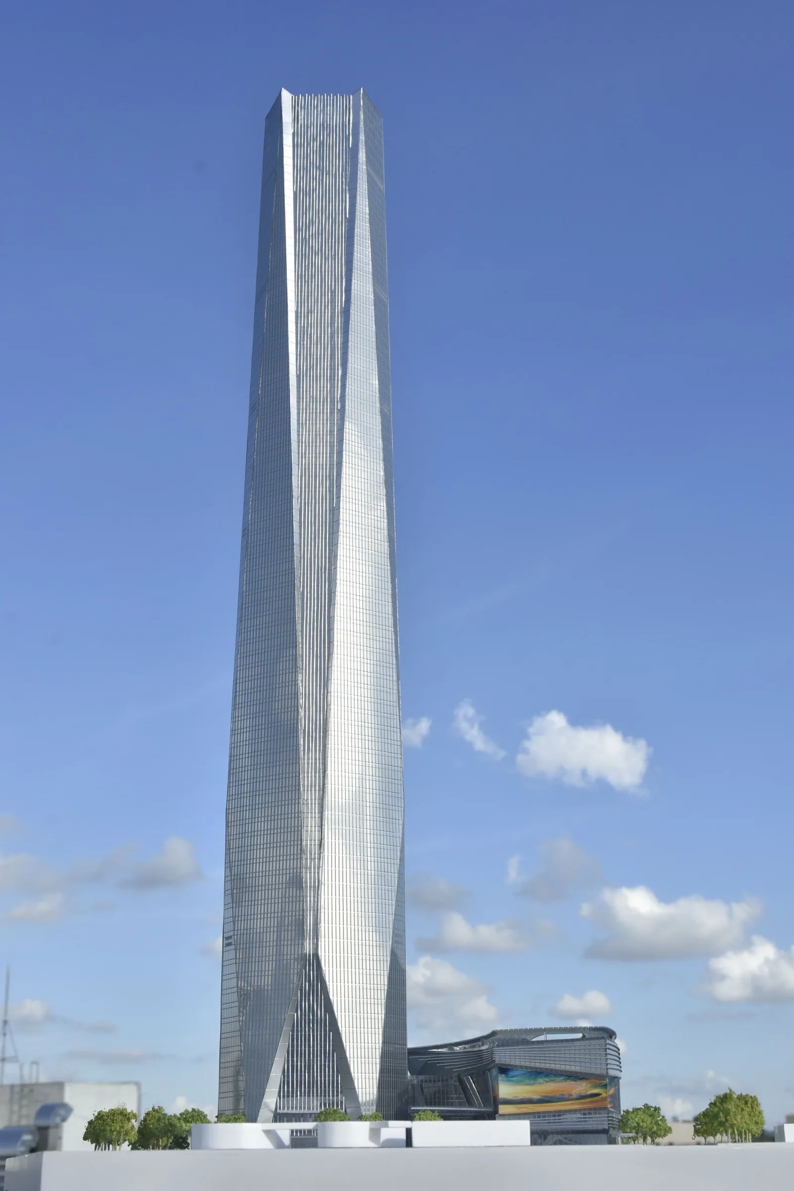 AS+GG Chengdu Merchants Tower 1:500 architectural scale model by JYD Models