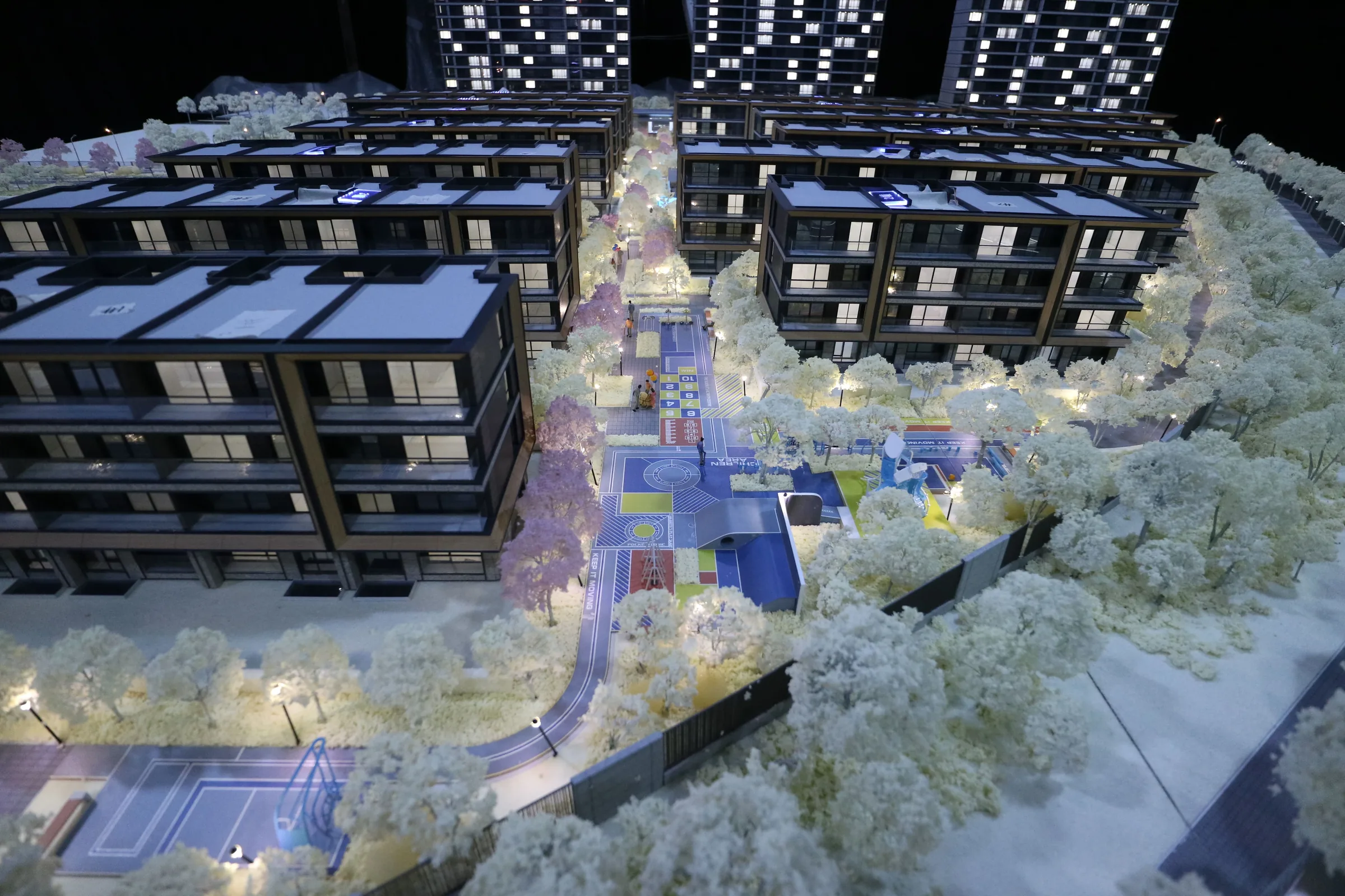 Vanke Fontanelle 1:80 architectural scale model by JYD Models