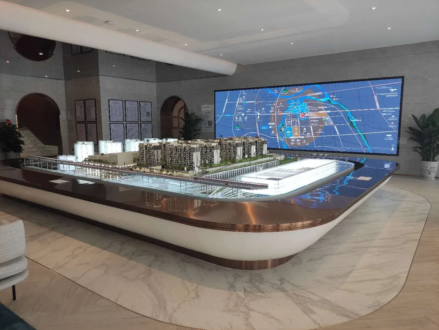 Vanke Changsha Sky Mirror 1:120 architectural scale model by JYD Models