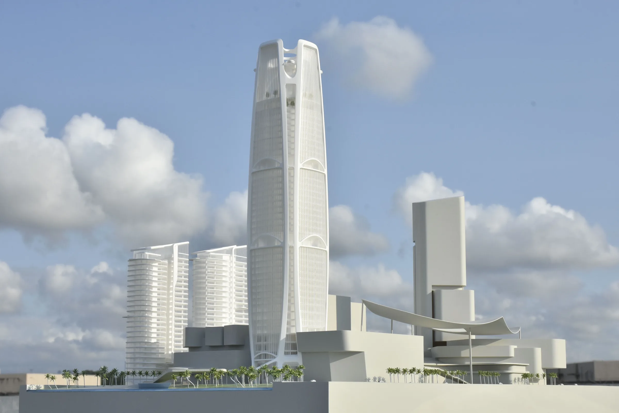 Woods Bagot Sanya Project 1:500 architectural scale model by JYD Models