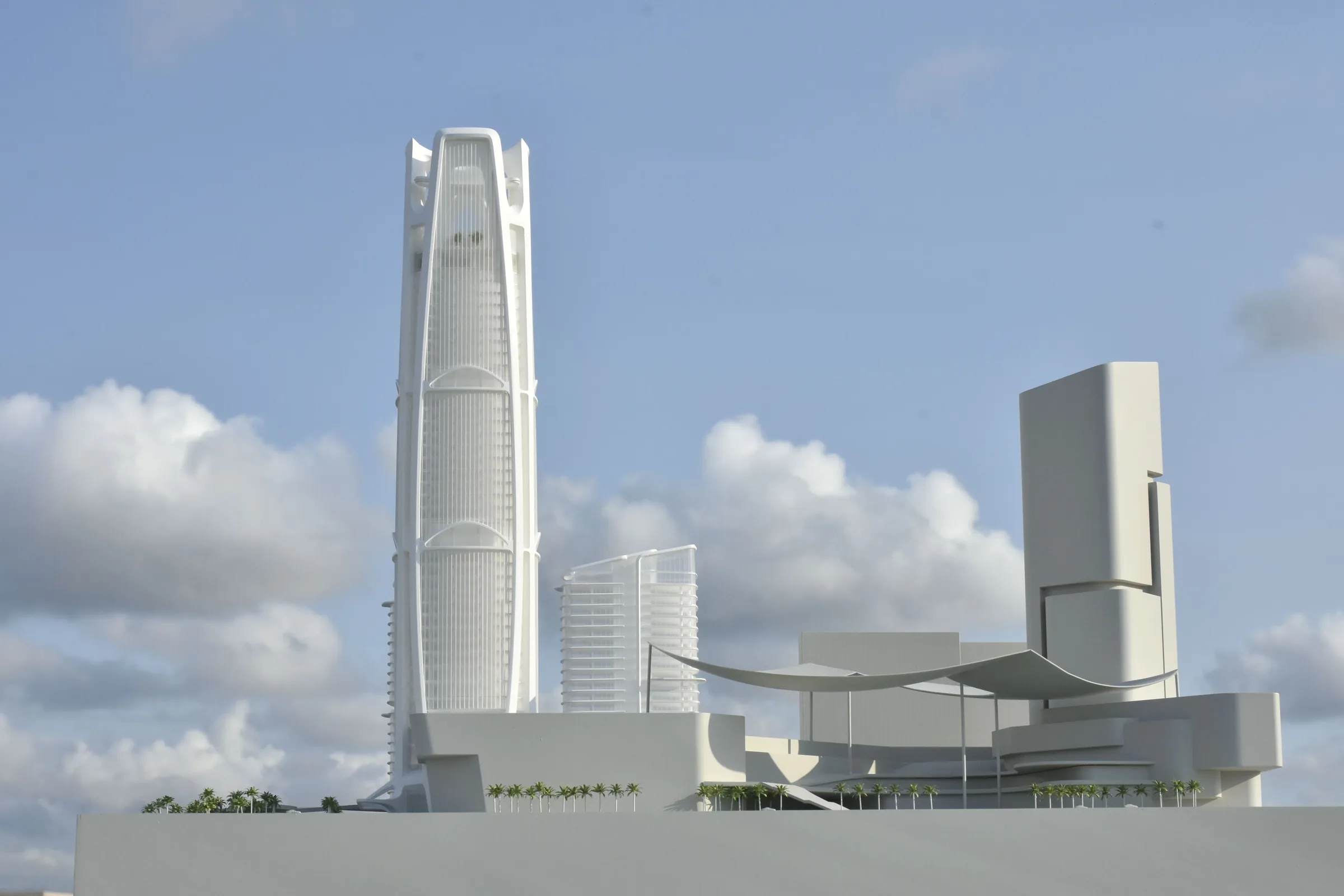 Woods Bagot Sanya Project 1:500 architectural scale model by JYD Models