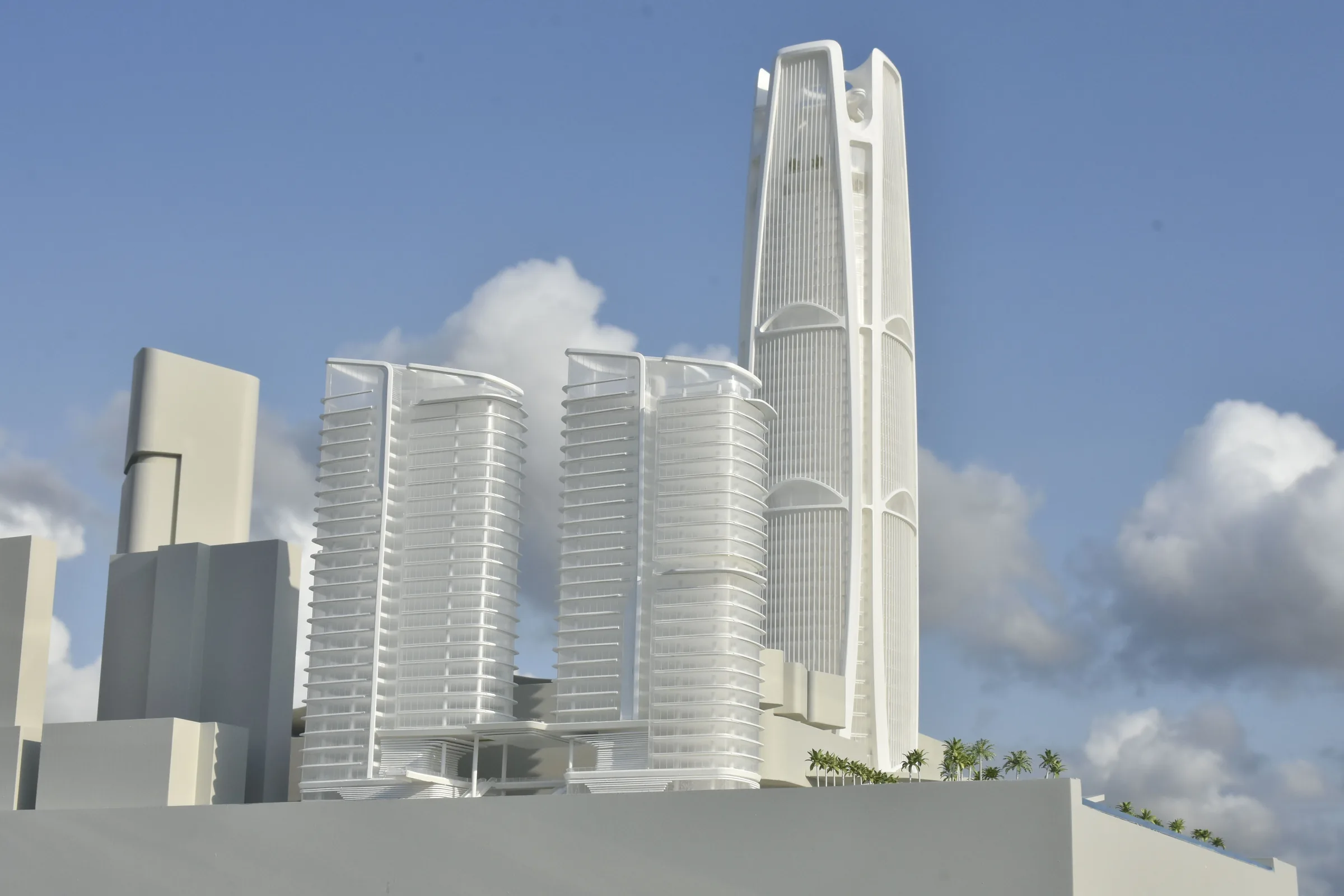 Woods Bagot Sanya Project 1:500 architectural scale model by JYD Models