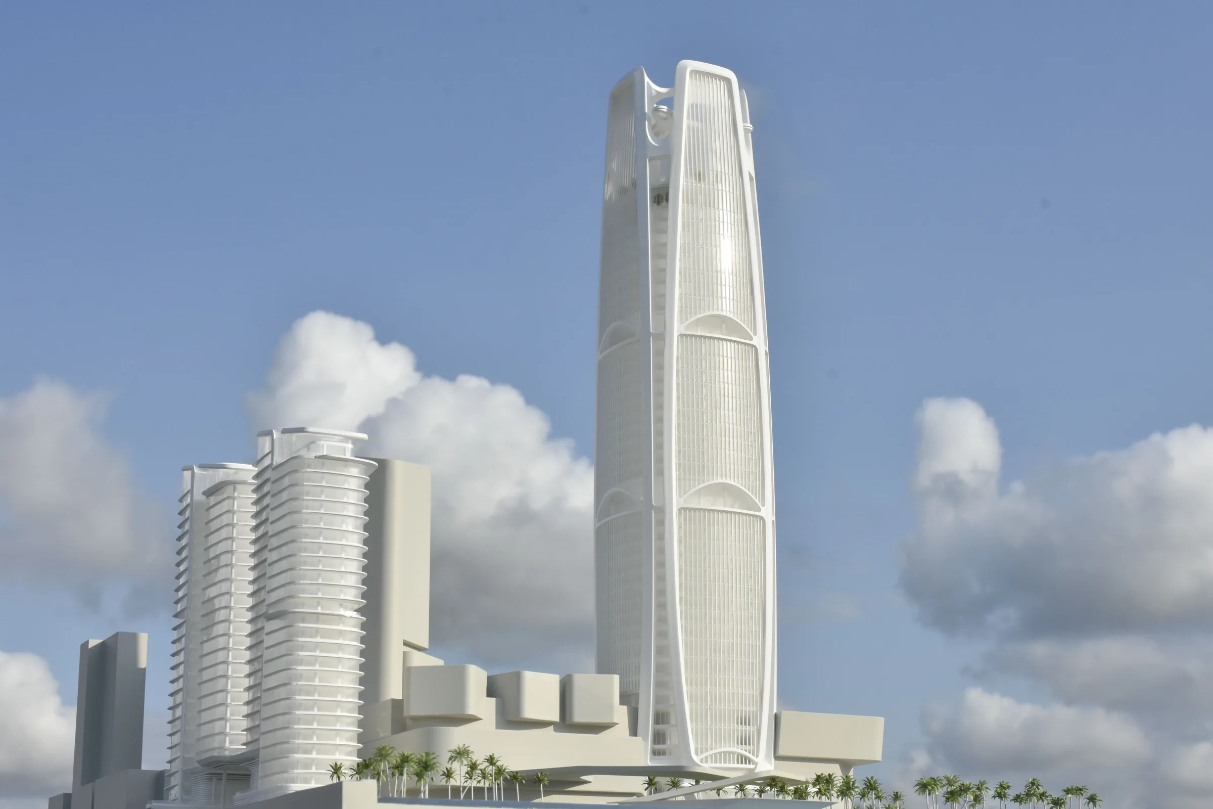 Woods Bagot Sanya Project 1:500 architectural scale model by JYD Models