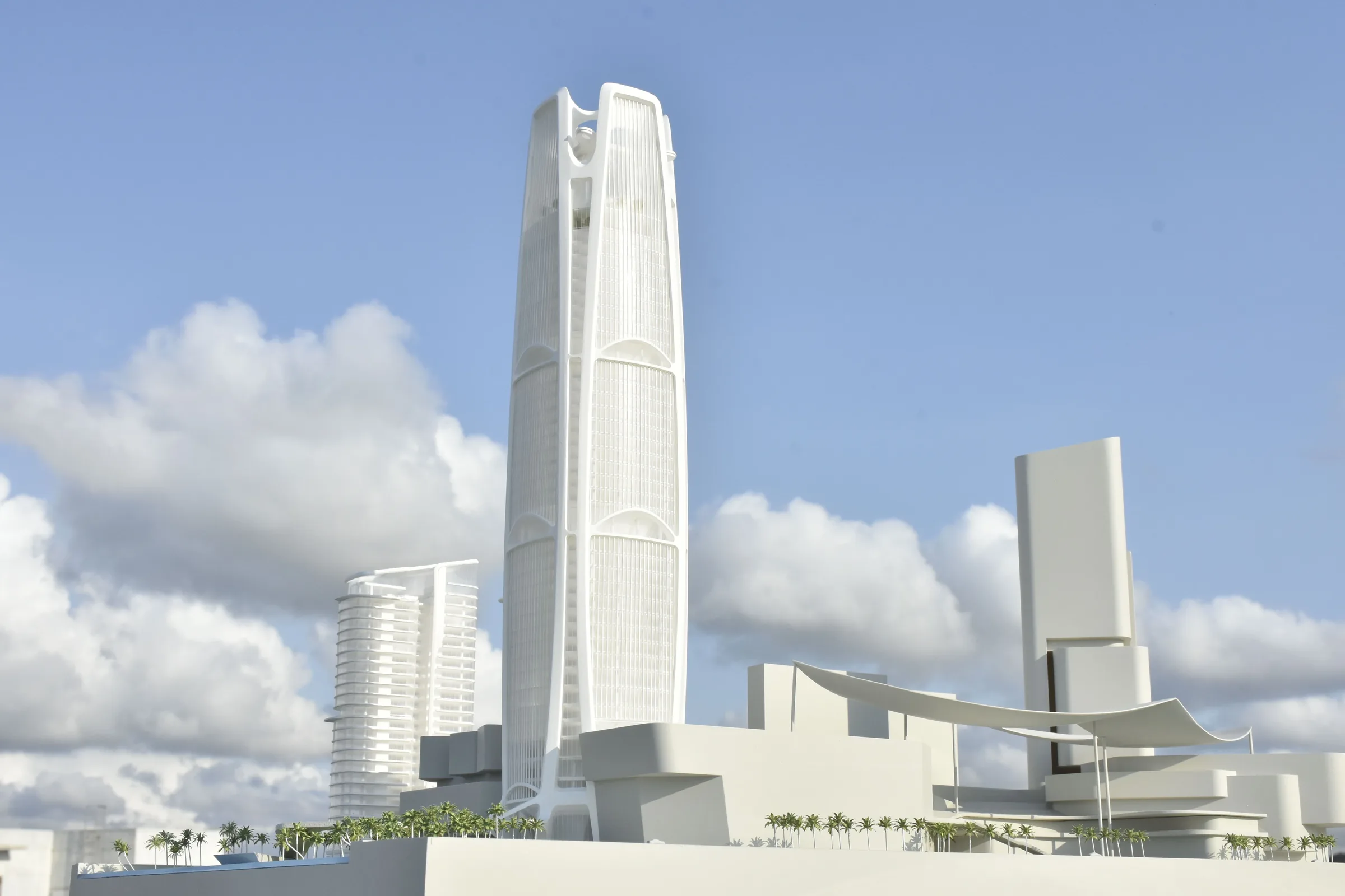 Woods Bagot Sanya Project 1:500 architectural scale model by JYD Models